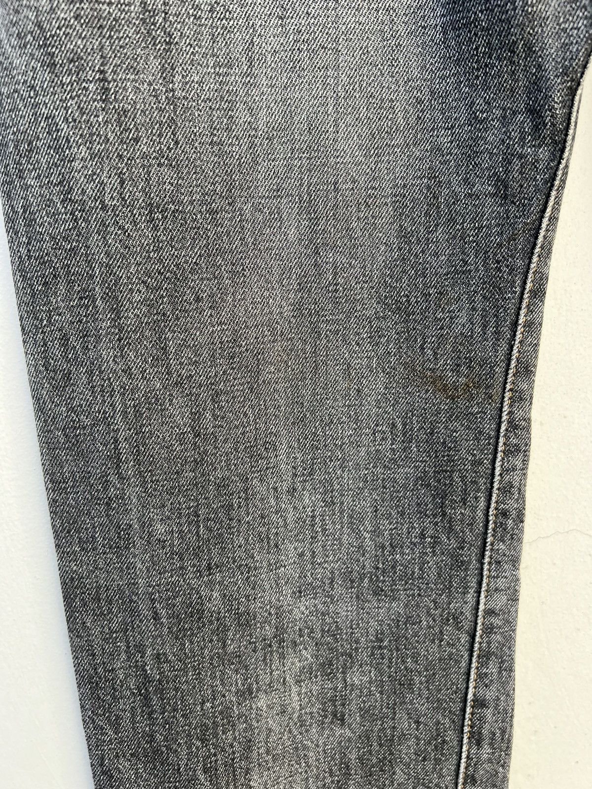 Denime × Vintage Vintage DENIME Japan Sun Faded Black Denim Selvedge Jeans Size US 31 - 13 Thumbnail