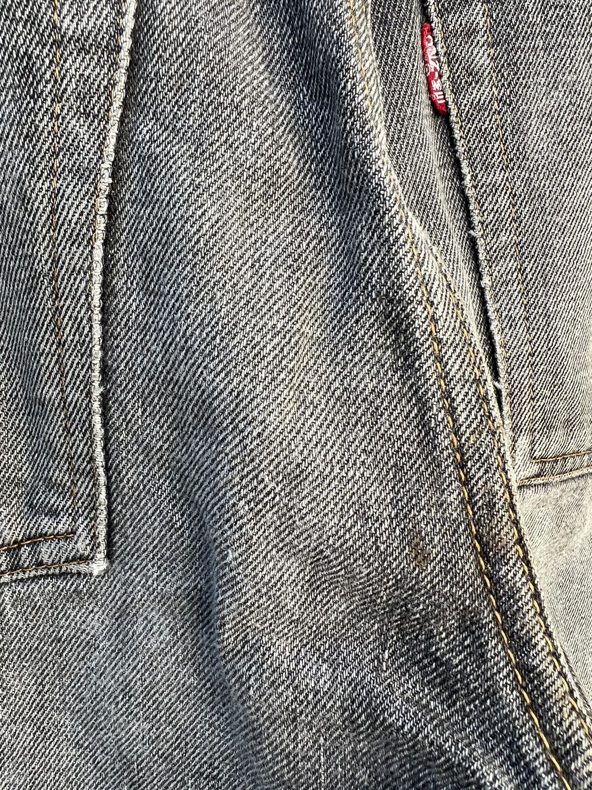 Denime × Vintage Vintage DENIME Japan Sun Faded Black Denim Selvedge Jeans Size US 31 - 12 Thumbnail