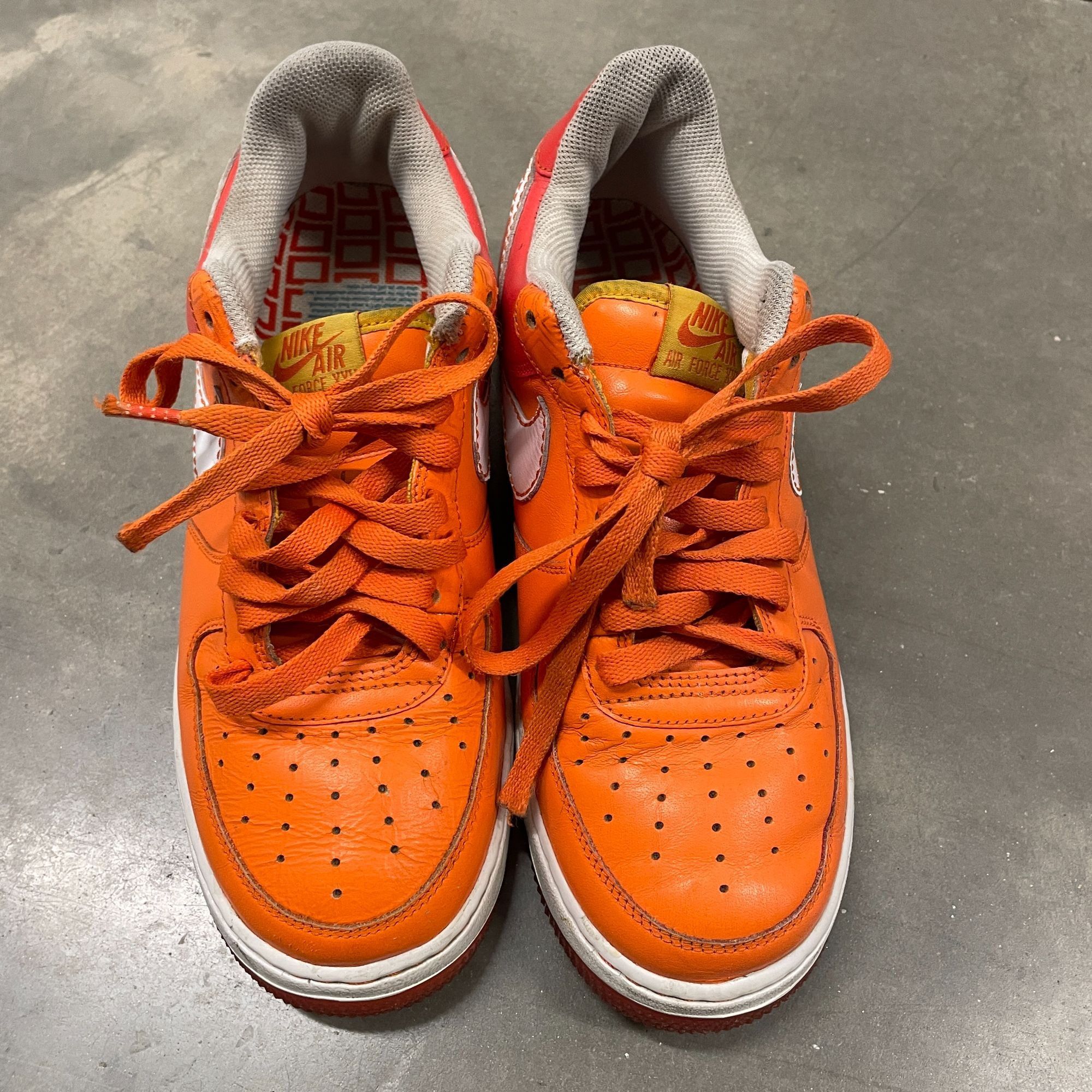 Nike 07 Orange White Nike Air Force 1 Patterson Square Garden Lo Grailed