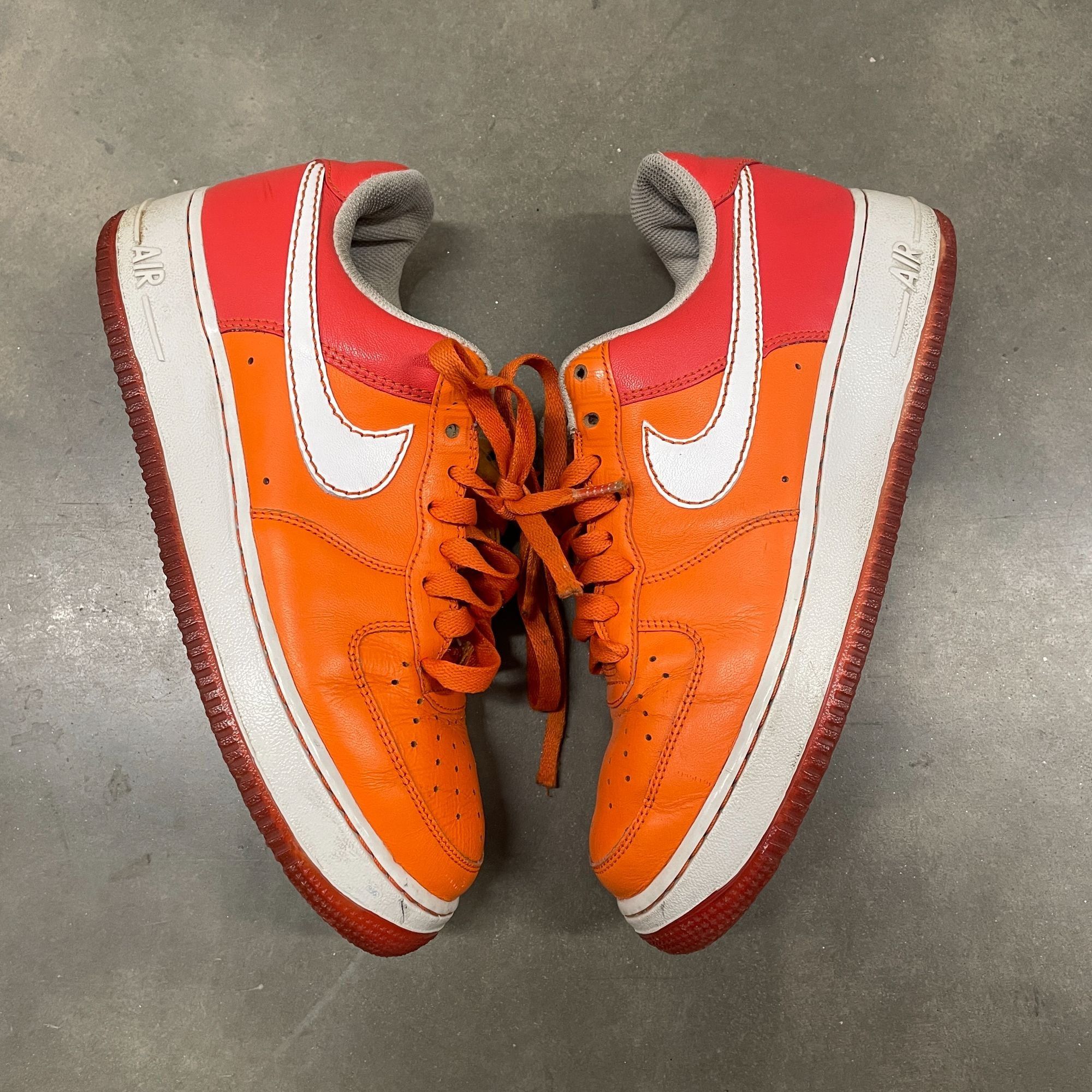 Nike 07 Orange White Nike Air Force 1 Patterson Square Garden Lo Grailed