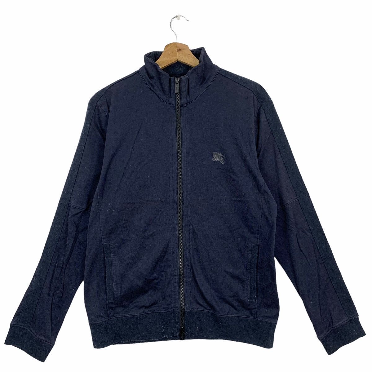Burberry Vintage Burberry Golf Sweater Zipper Jacket Size US M / EU 48-50 / 2 - 1 Thumbnail