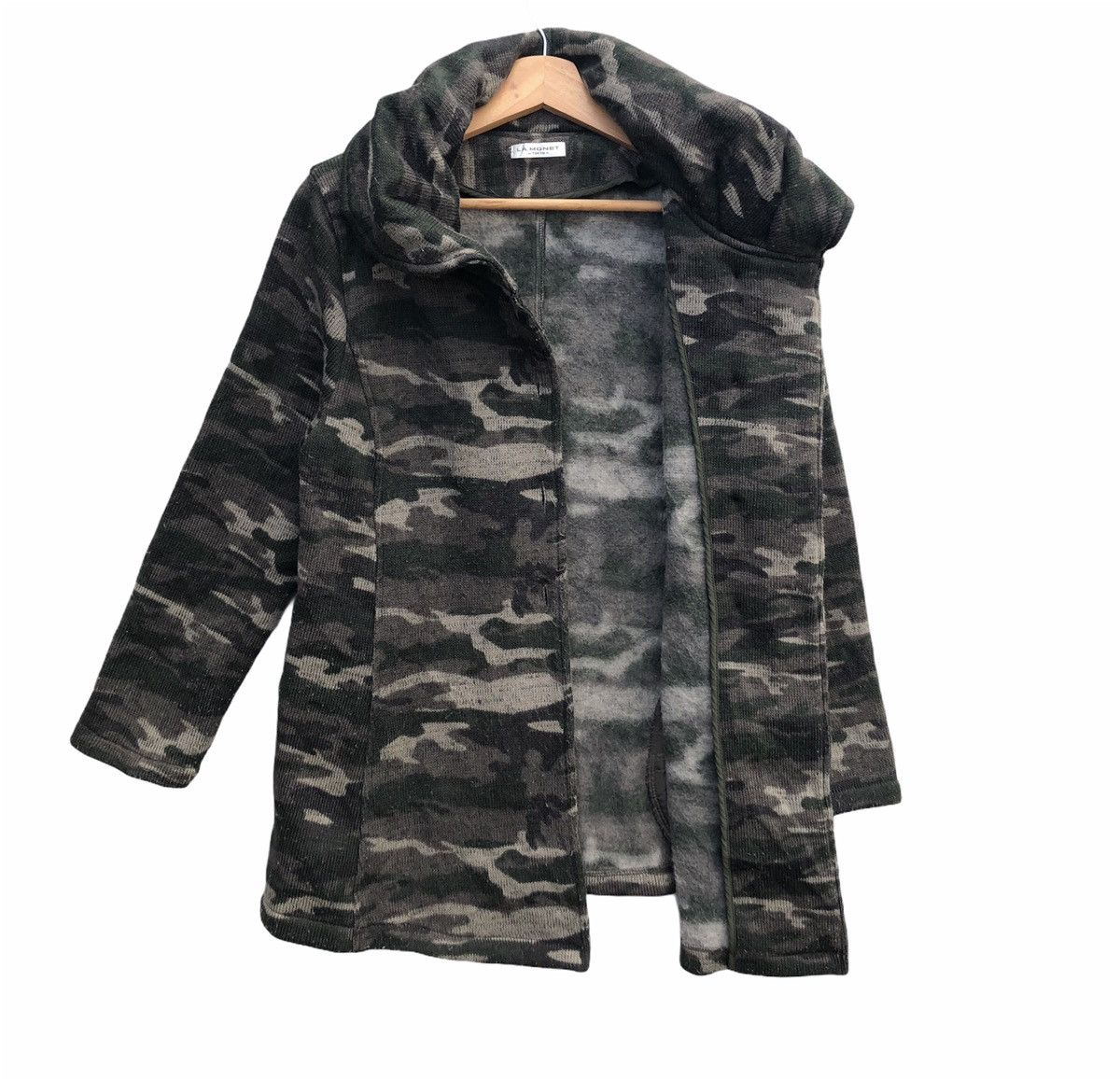 Japanese Brand La Monet Camouflage Wool Jacket Size US M / EU 48-50 / 2 - 3 Thumbnail