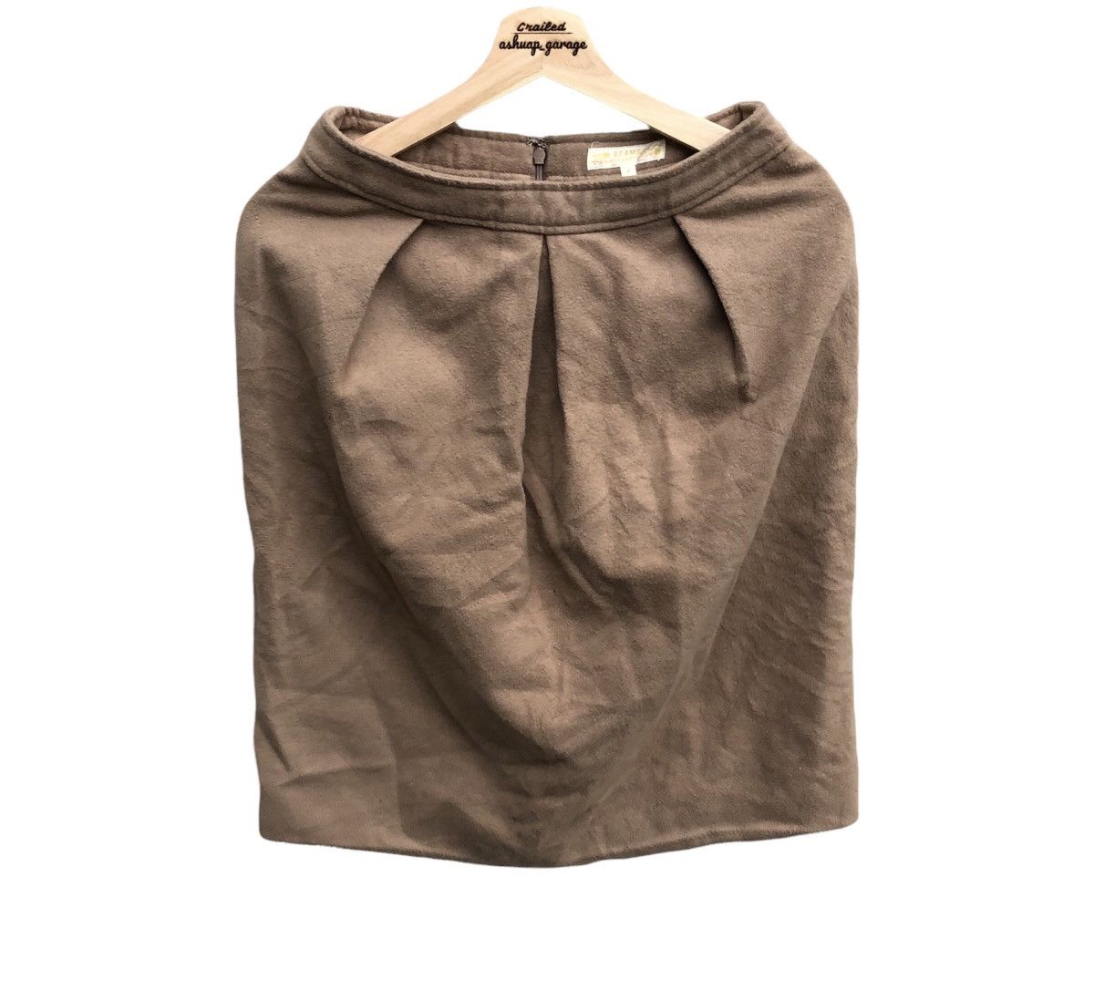 image of Beams Plus x Cashmere Wool Wool Khakis Beams Heart Skirt, Women's (Size 27)