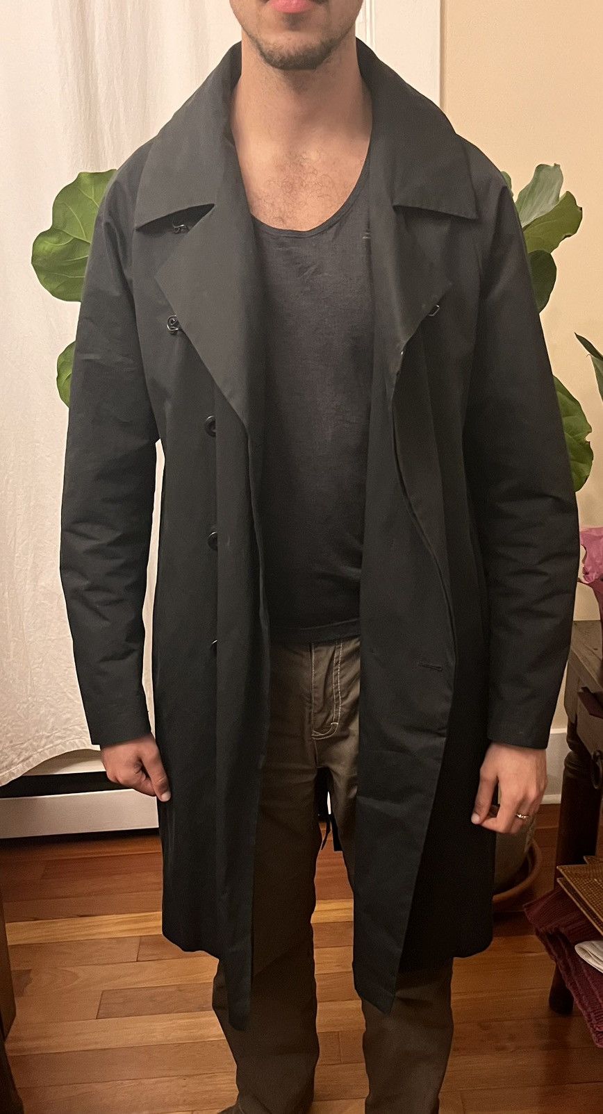 Rare* Kazuyuki Kumagai Attachment chesterfield raincoat Rare* Kazuyuki Kumagai Attachment chesterfield raincoat