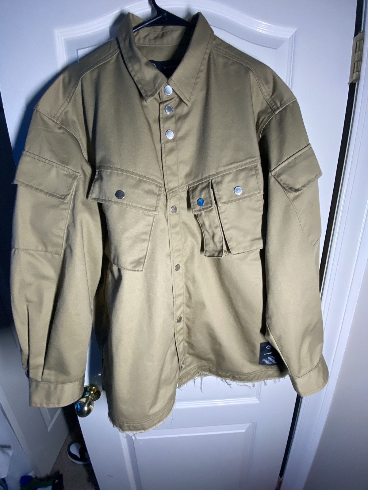 GUxUndercover khaki button down