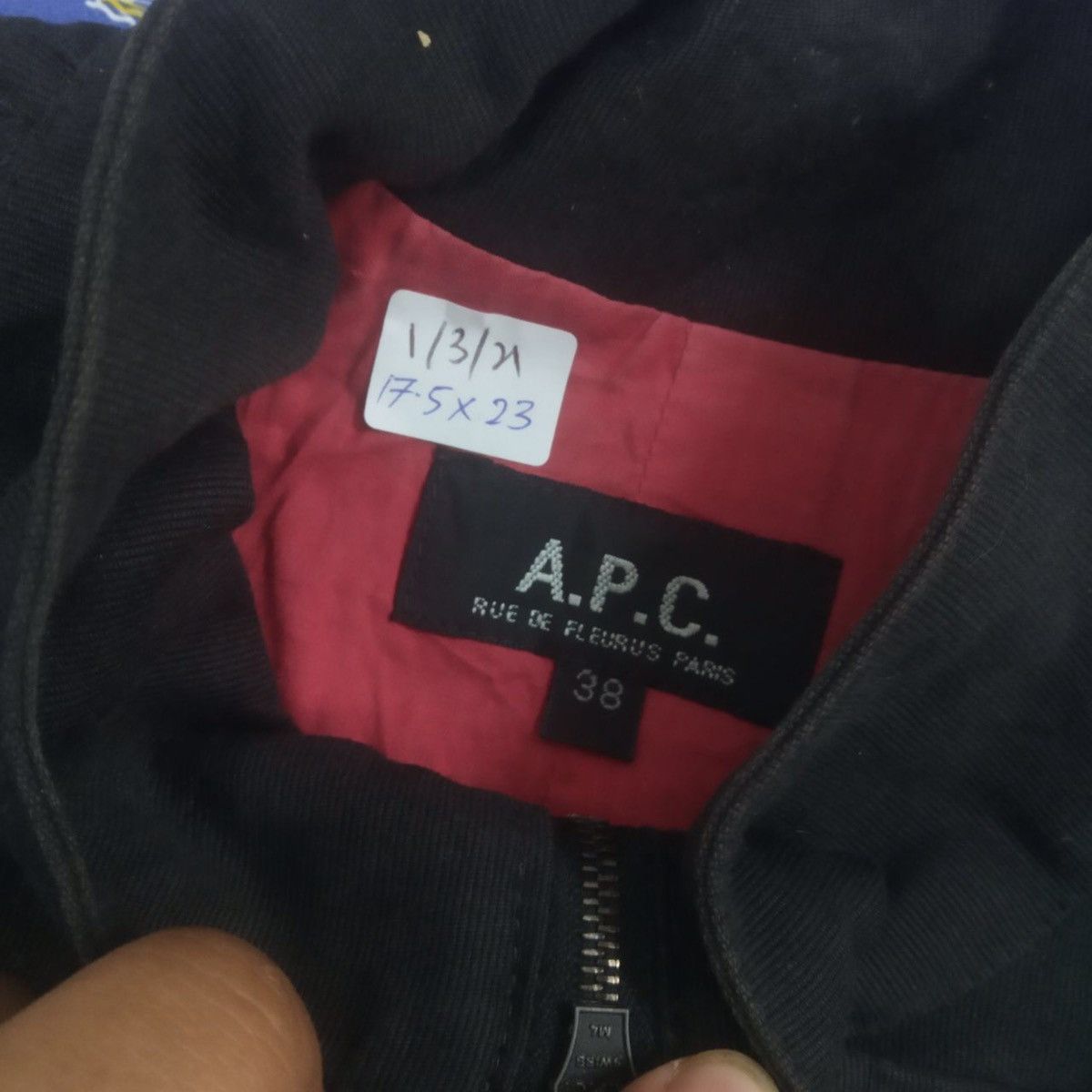 A.P.C. Vintage A.P.C Zipper Jacket Black Worker Style Size US XS / EU 42 / 0 - 5 Thumbnail