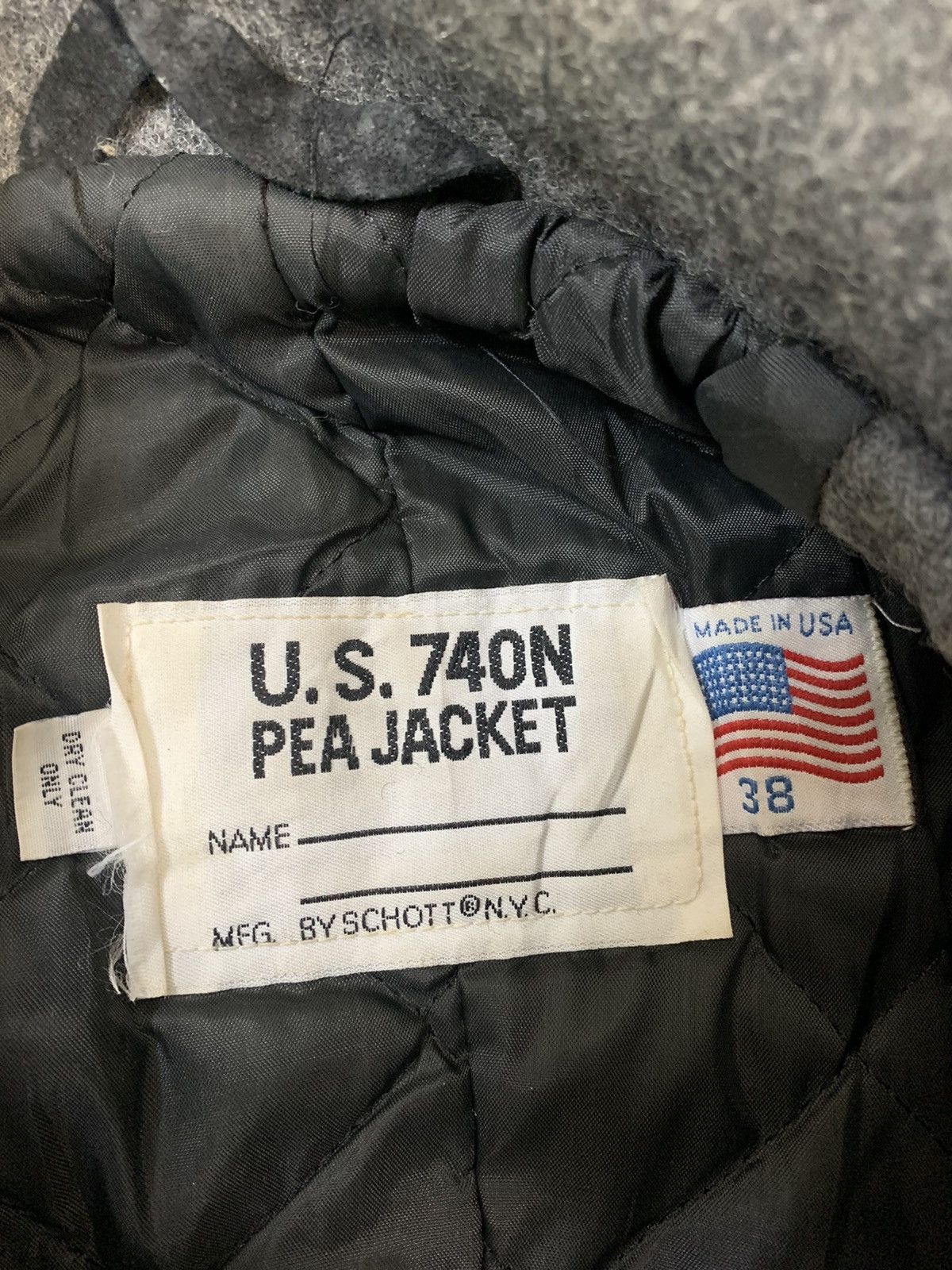 Schott Schott US740N Pea Jacket Size US M / EU 48-50 / 2 - 5 Thumbnail