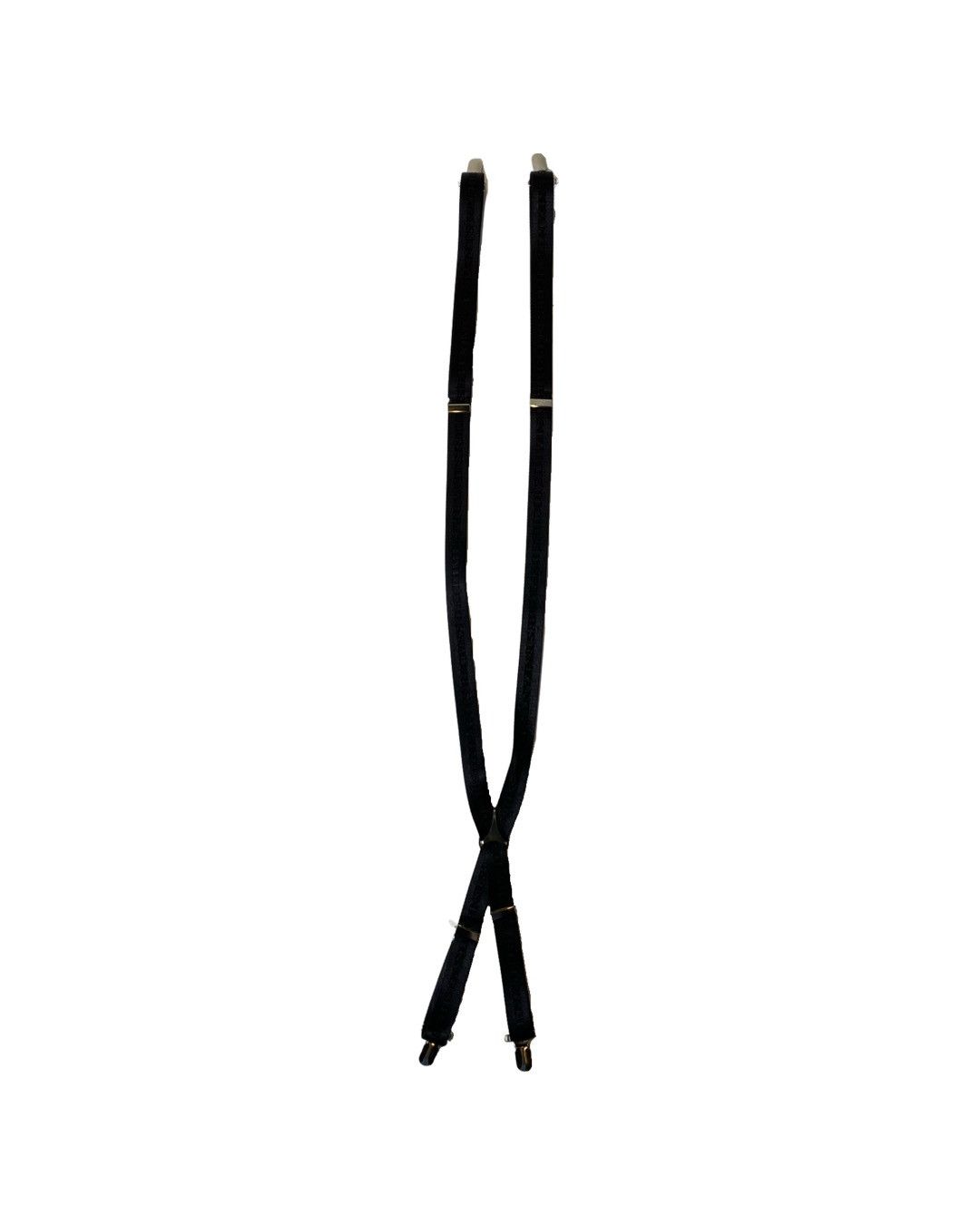 Enfants Riches Deprimes Enfants Riches Deprimes Black Suspenders Silver Hardware Size ONE SIZE - 2 Thumbnail