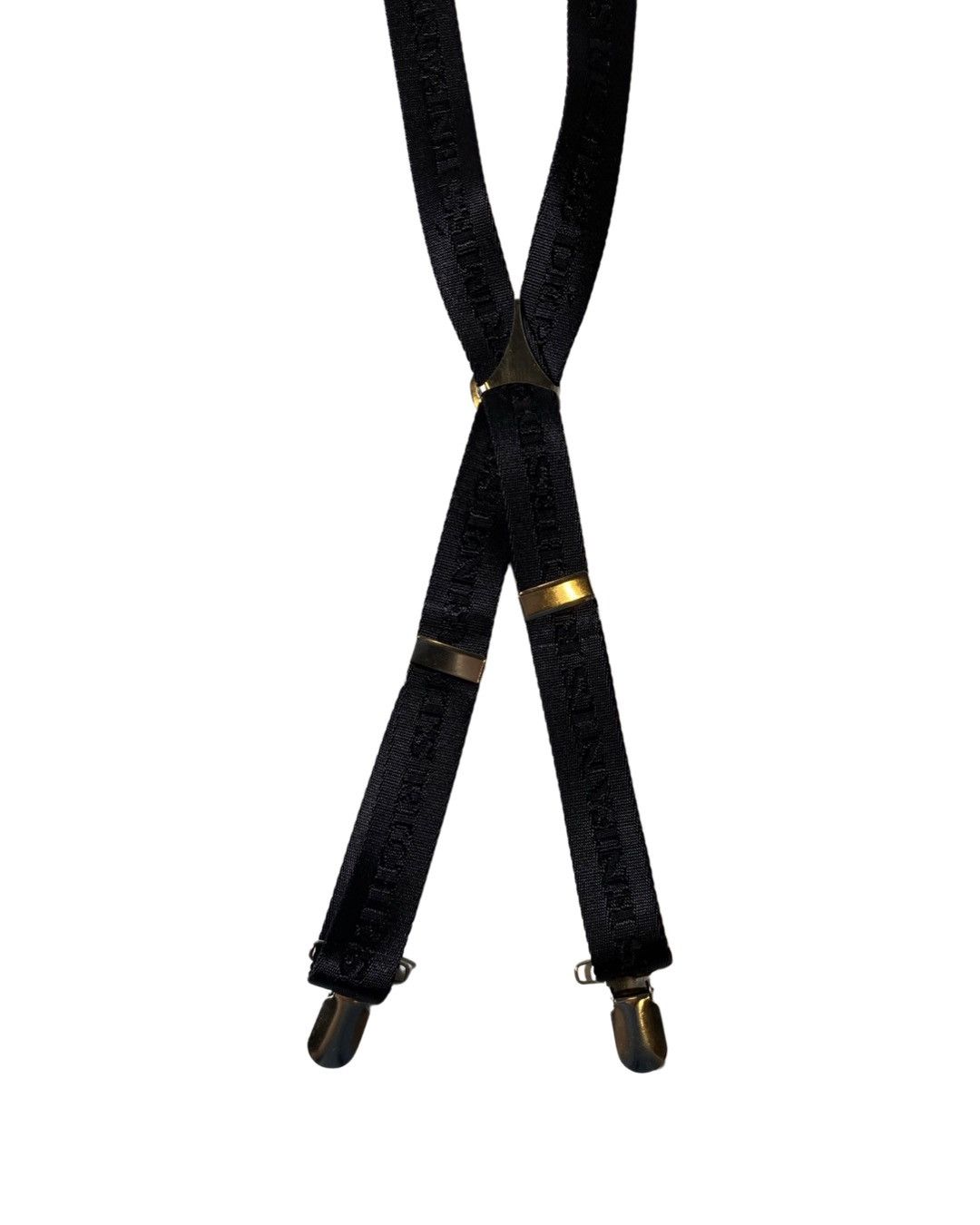 Enfants Riches Deprimes Enfants Riches Deprimes Black Suspenders Silver Hardware Size ONE SIZE - 4 Thumbnail