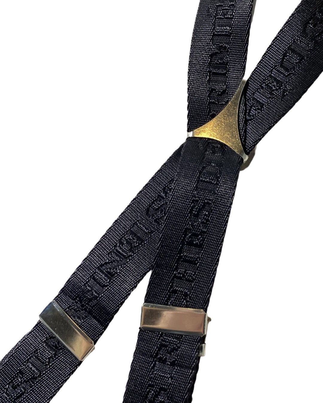Enfants Riches Deprimes Enfants Riches Deprimes Black Suspenders Silver Hardware Size ONE SIZE - 8 Thumbnail
