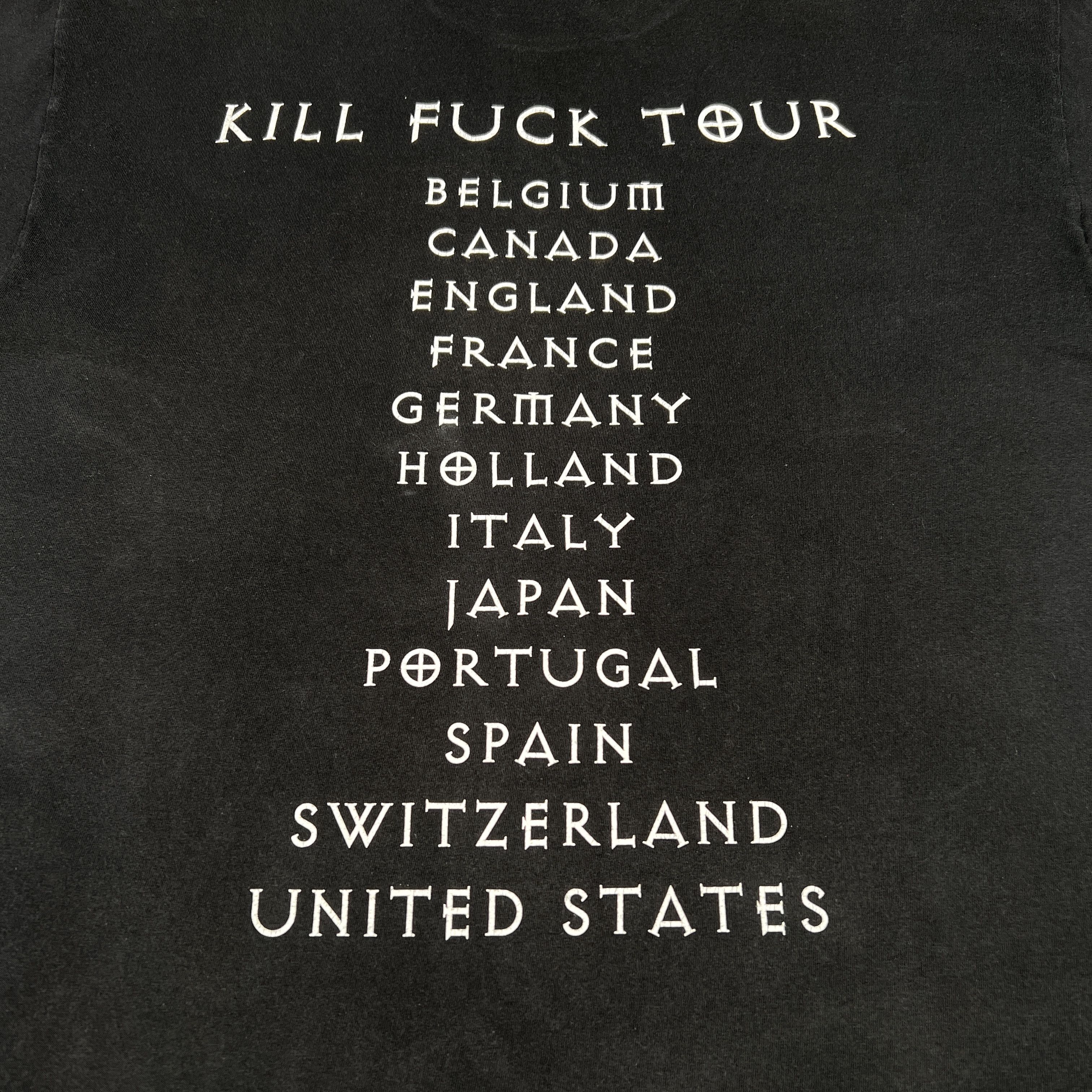 Vintage 1997 W.A.S.P. ‘Kill Fuck Tour’ Promo T Shirt