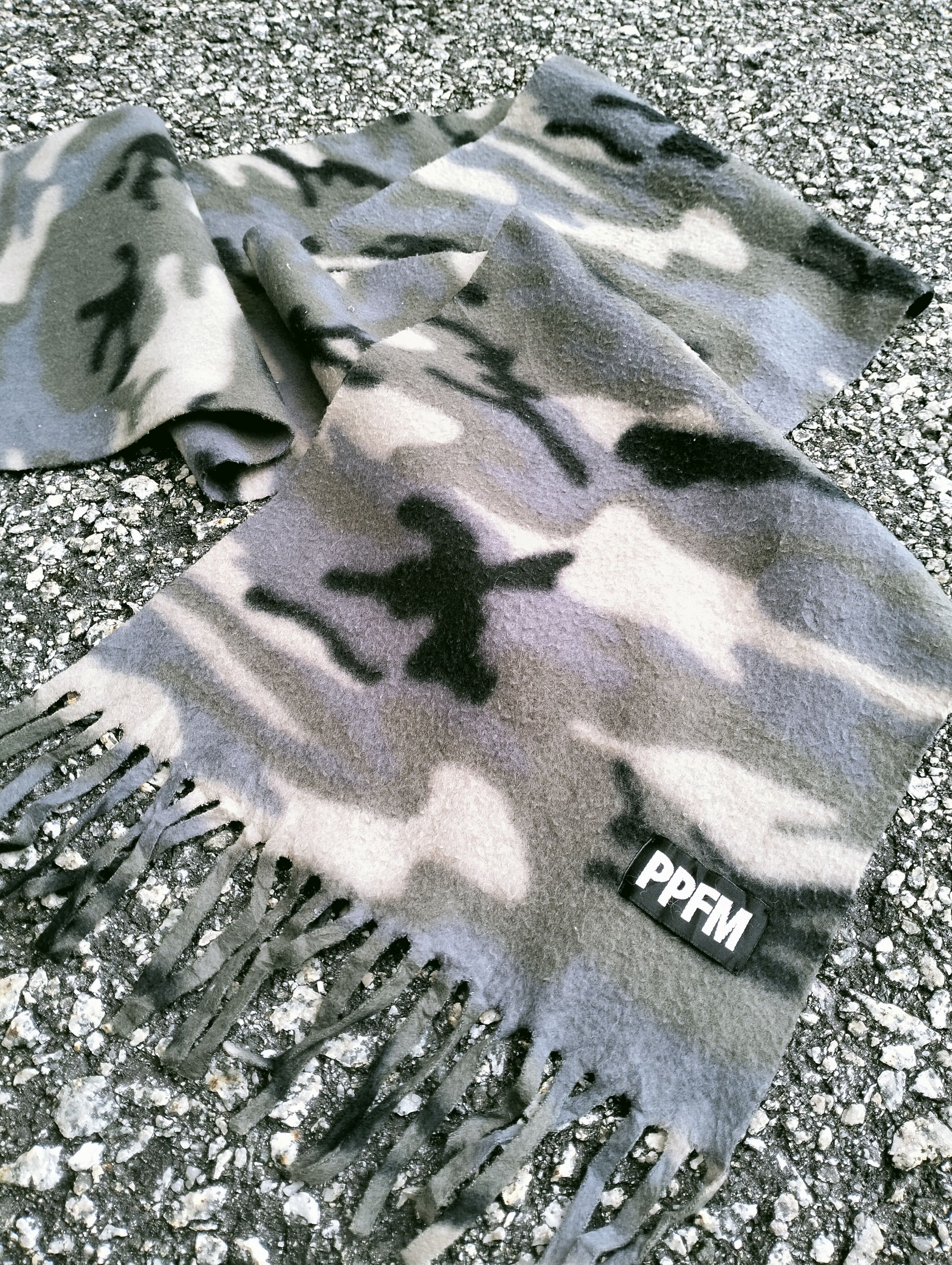 PPFM PPFM Camouflage scarf Muffler Neckwear Size ONE SIZE - 3 Thumbnail