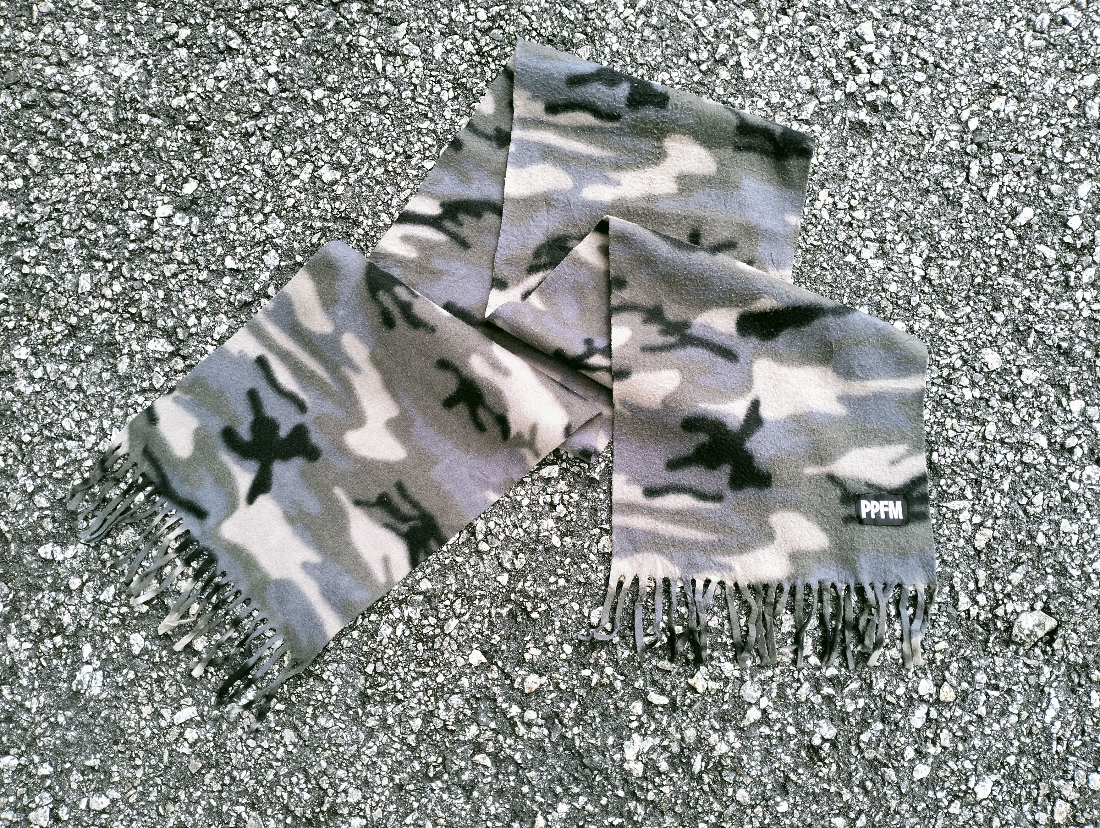 PPFM PPFM Camouflage scarf Muffler Neckwear Size ONE SIZE - 4 Thumbnail