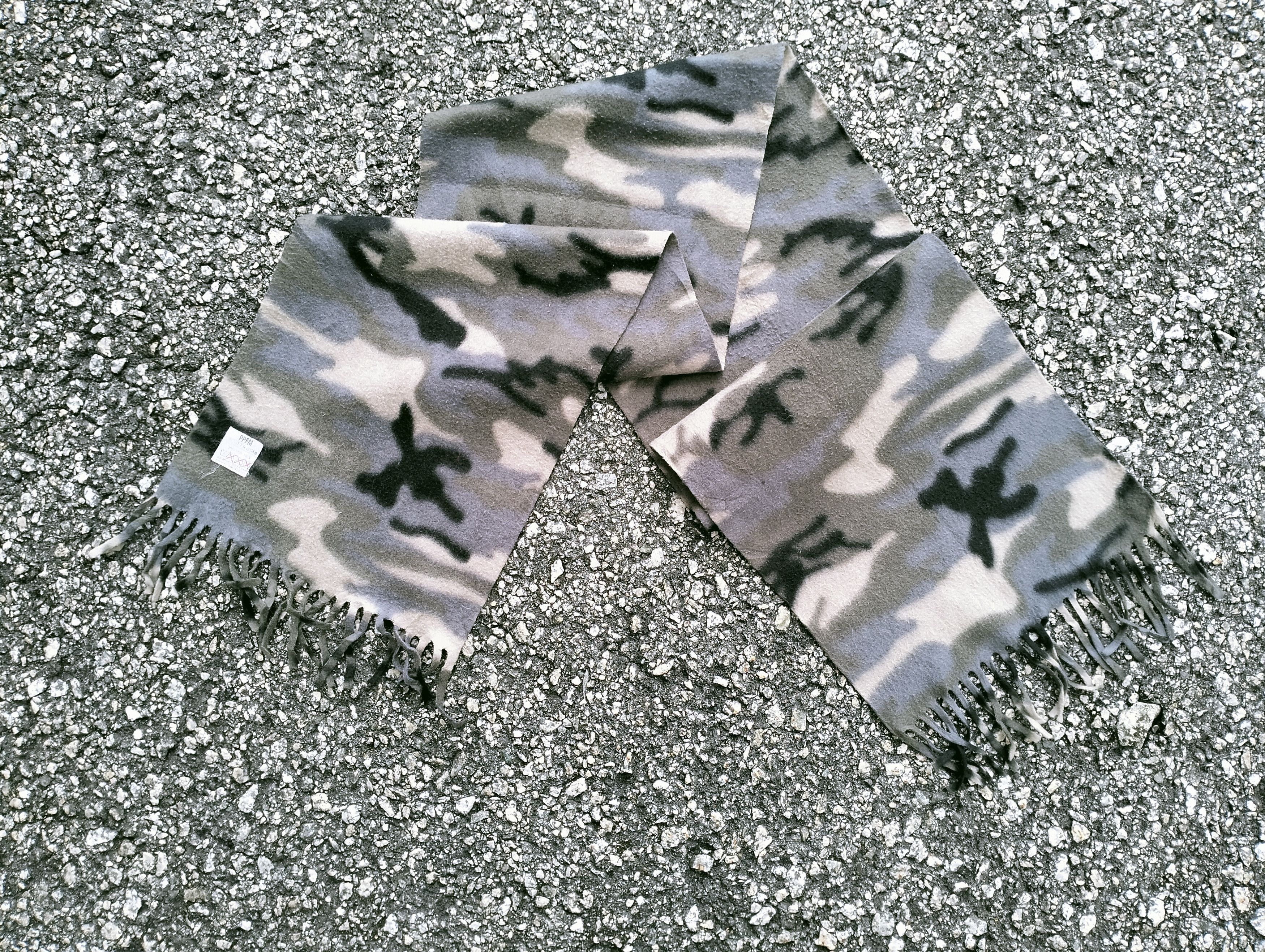 PPFM PPFM Camouflage scarf Muffler Neckwear Size ONE SIZE - 1 Thumbnail