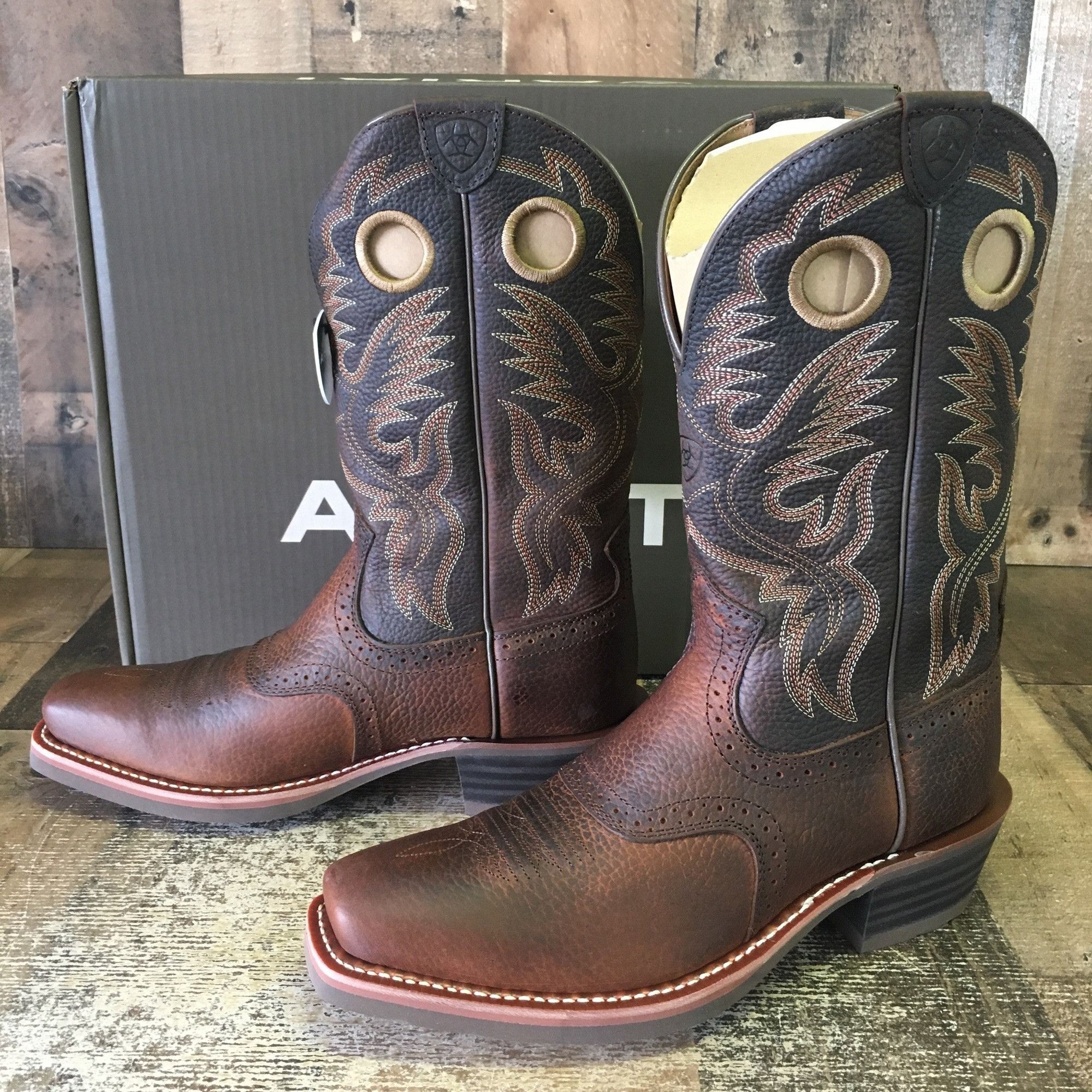 Ariat 10002227 NWT Heritage Roughstock Cowboy Boots Mens 12