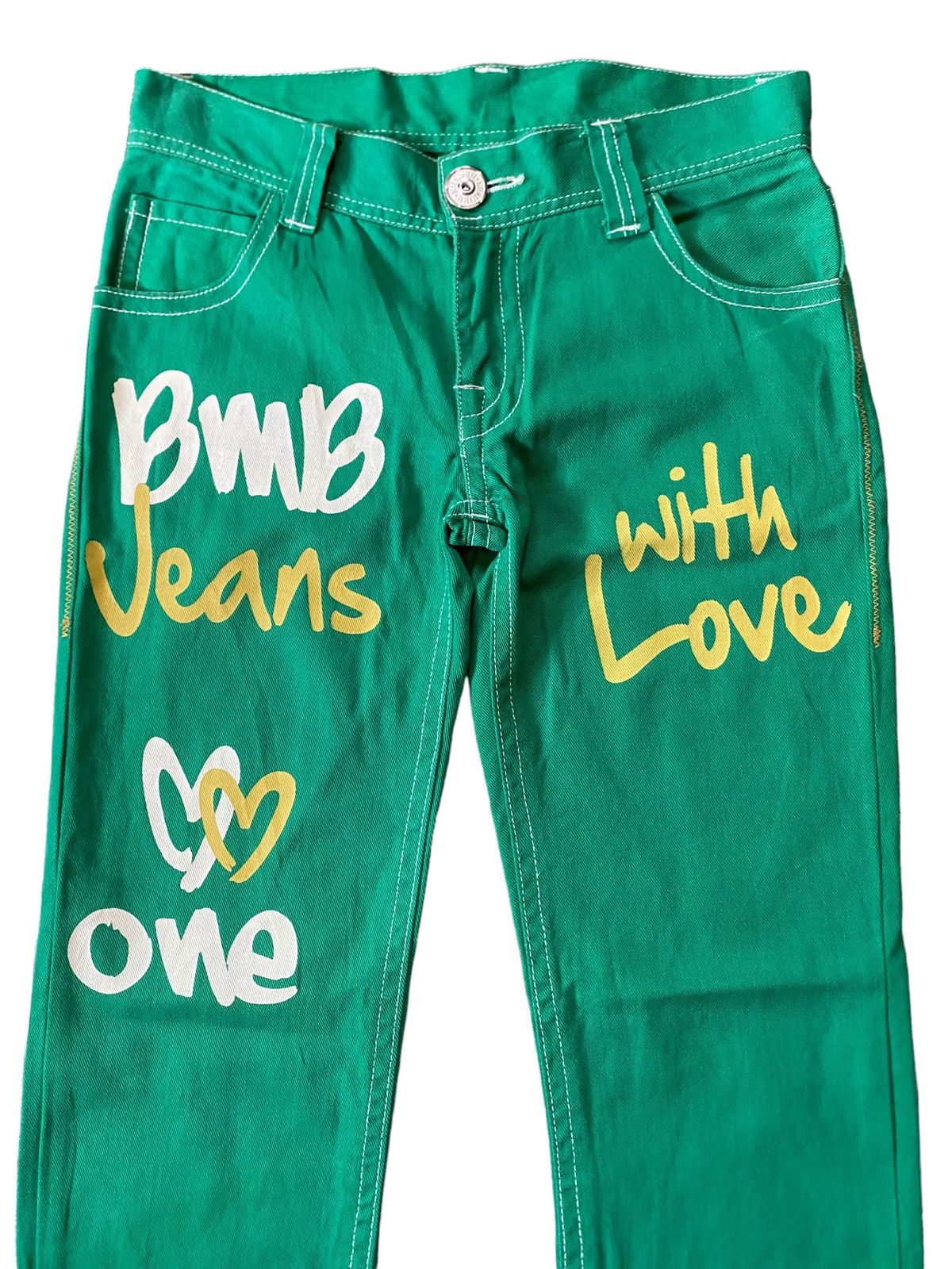 Hysteric Glamour 💥Vintage Japanese BlueMoon Art Pant Size 31" - 4 Thumbnail