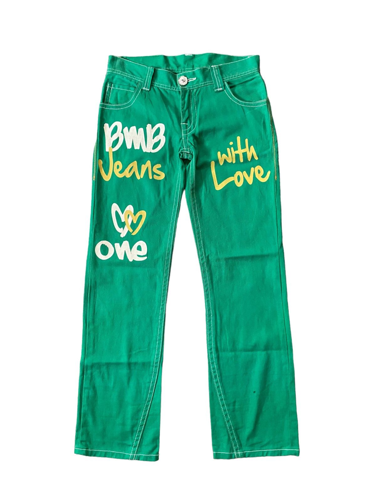 Hysteric Glamour 💥Vintage Japanese BlueMoon Art Pant Size 31" - 3 Thumbnail