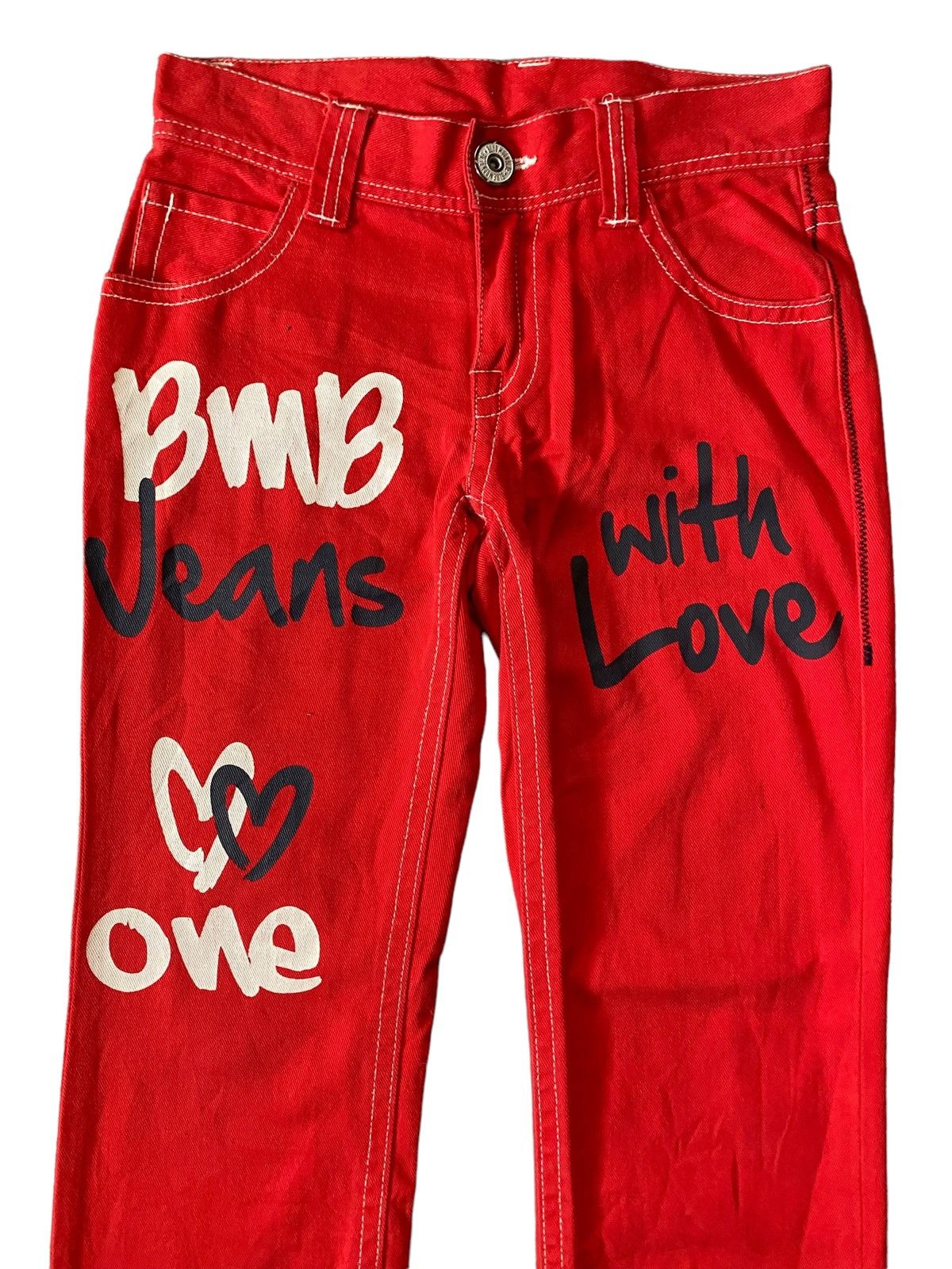 Hysteric Glamour 💥Vintage Japanese BlueMoon Art Pant Size 29" - 4 Thumbnail