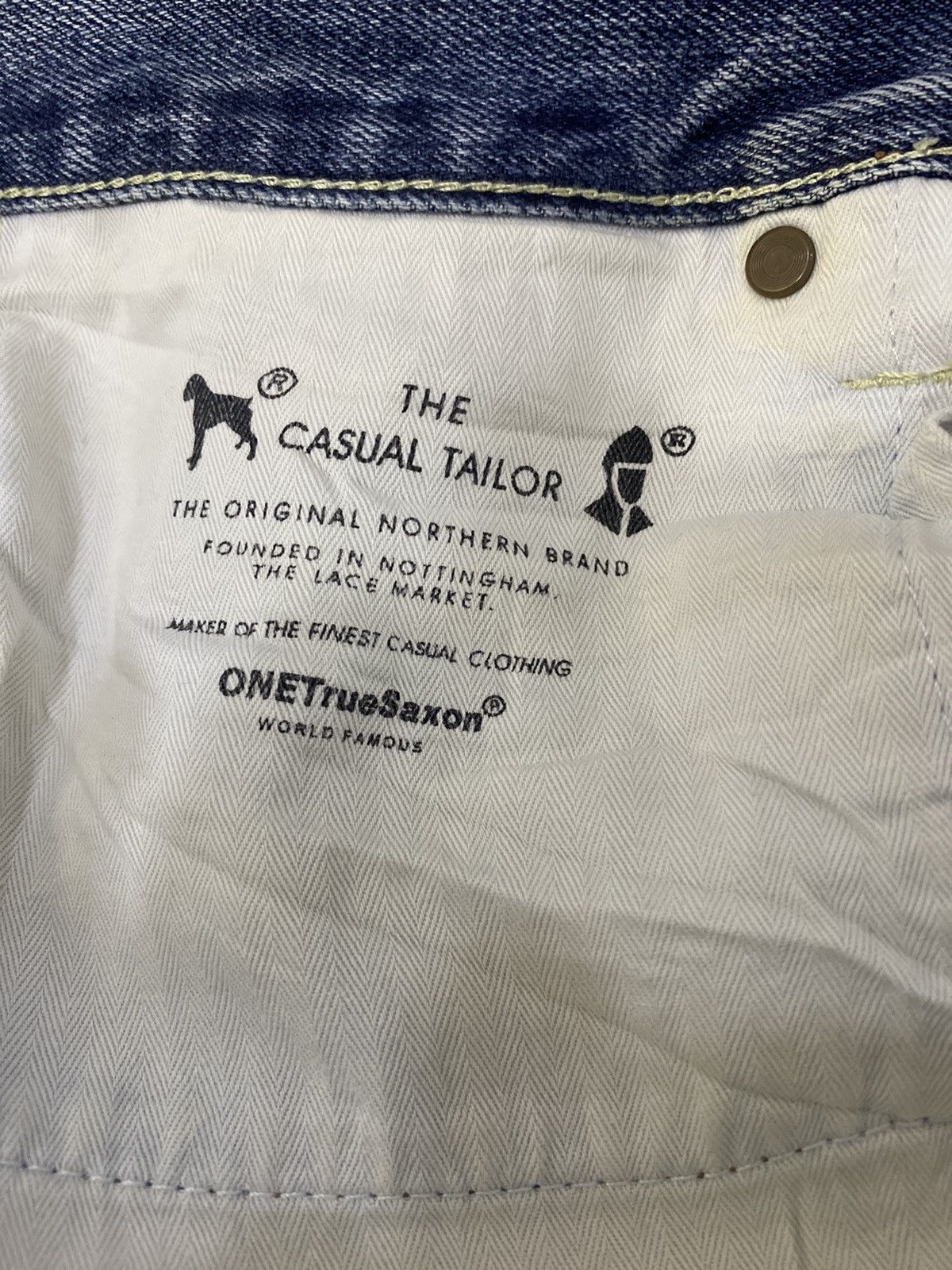Japanese Brand Rare ONE TRUE SAXON japan buckle back jeans Size US 31 - 8 Thumbnail
