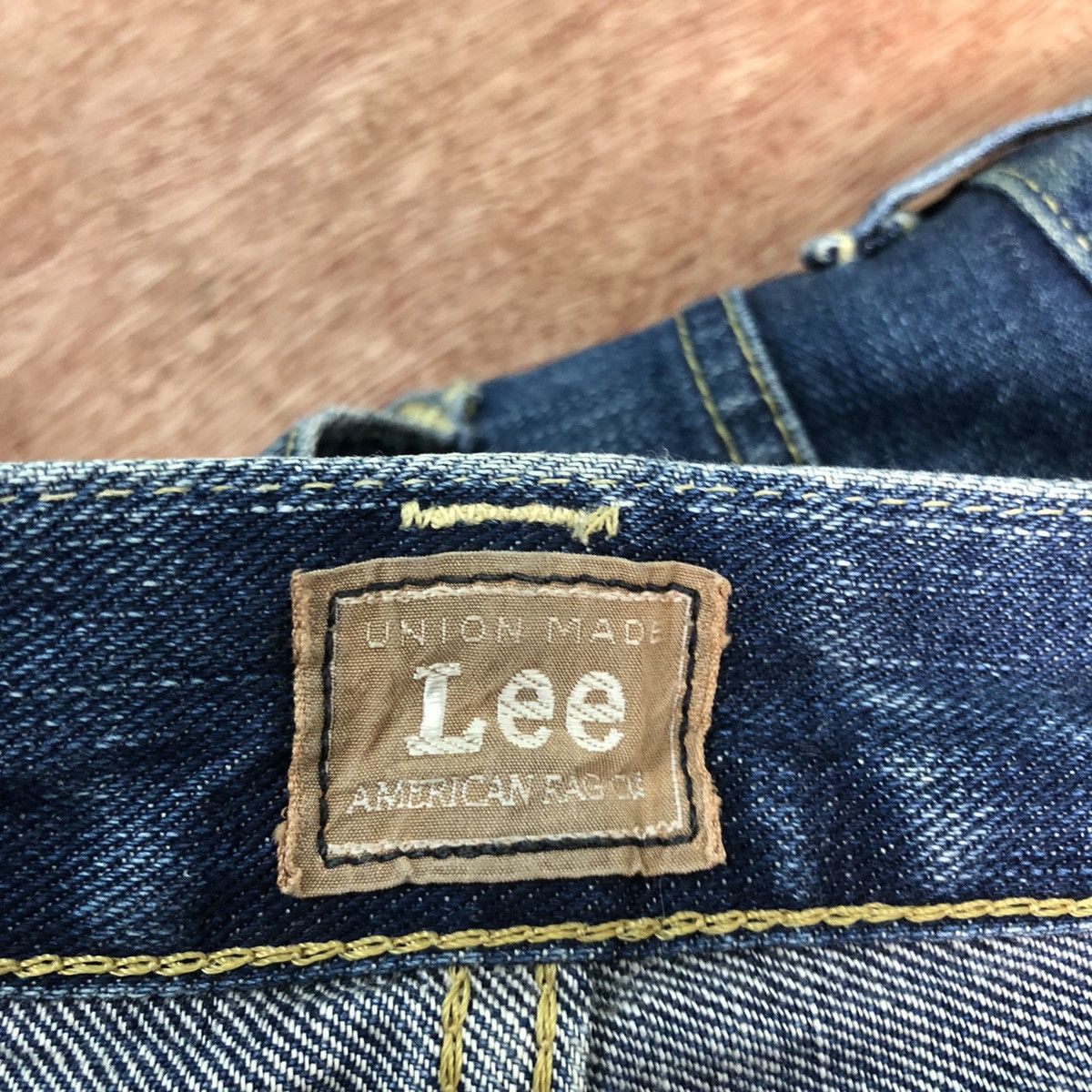 Lee DLL LEE Blue Denim vintage japan Pants #c183 Size US 33 - 11 Thumbnail