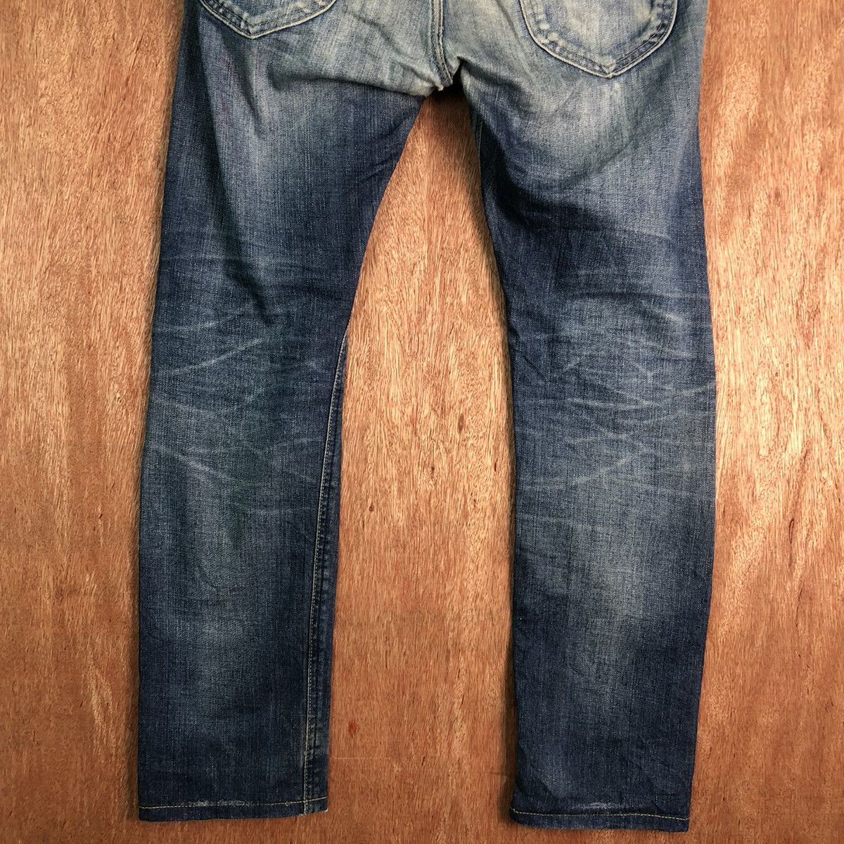 Lee DLL LEE Blue Denim vintage japan Pants #c183 Size US 33 - 8 Thumbnail