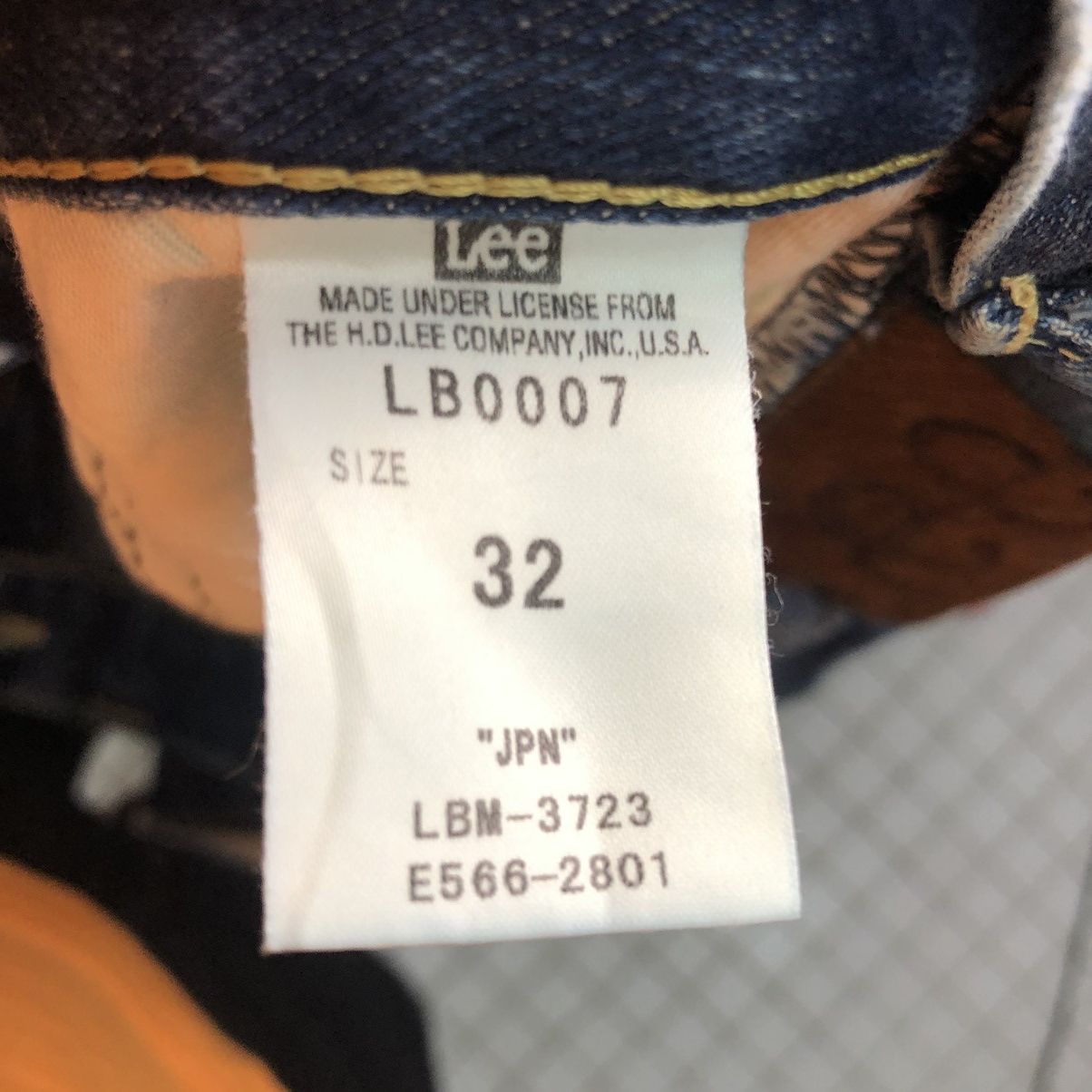 Lee DLL LEE Blue Denim vintage japan Pants #c183 Size US 33 - 12 Thumbnail