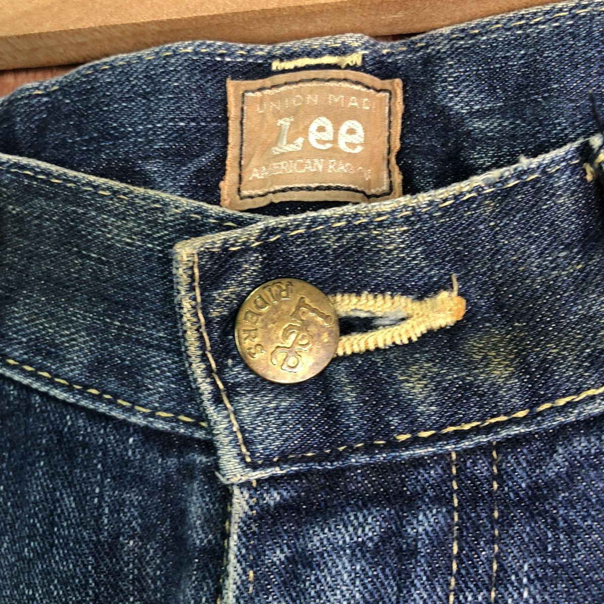 Lee DLL LEE Blue Denim vintage japan Pants #c183 Size US 33 - 4 Thumbnail
