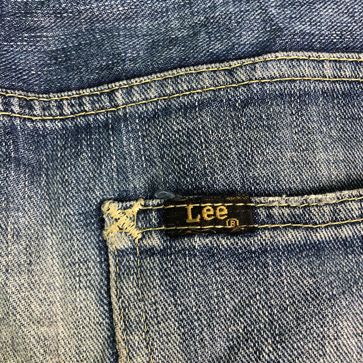 Lee DLL LEE Blue Denim vintage japan Pants #c183 Size US 33 - 9 Thumbnail