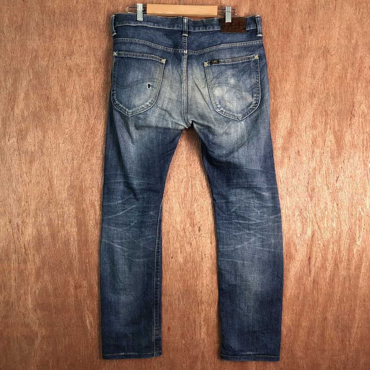 Lee DLL LEE Blue Denim vintage japan Pants #c183 Size US 33 - 6 Thumbnail