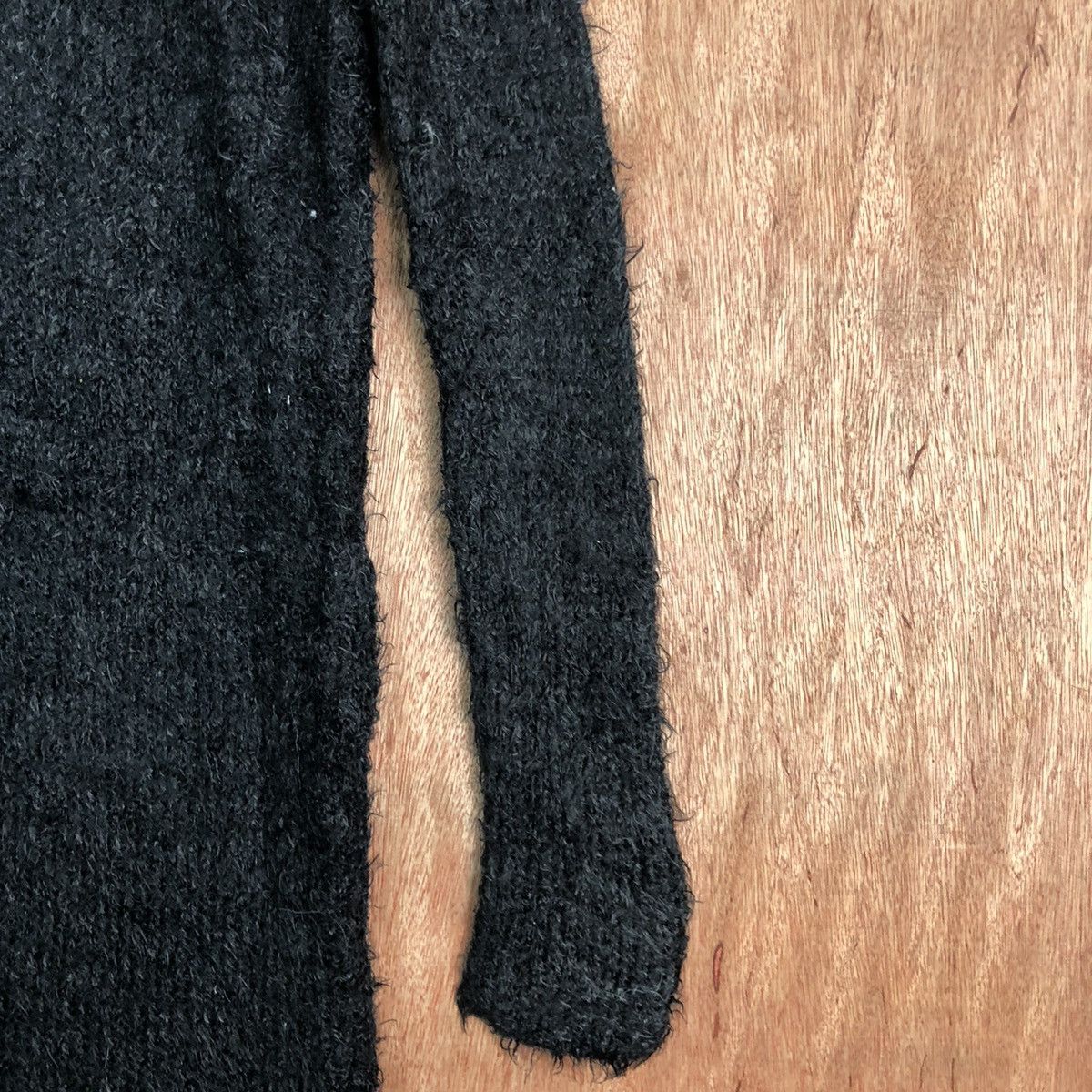 DLL Rienda Black Mohair Shag Shaggy KNitwear #c233