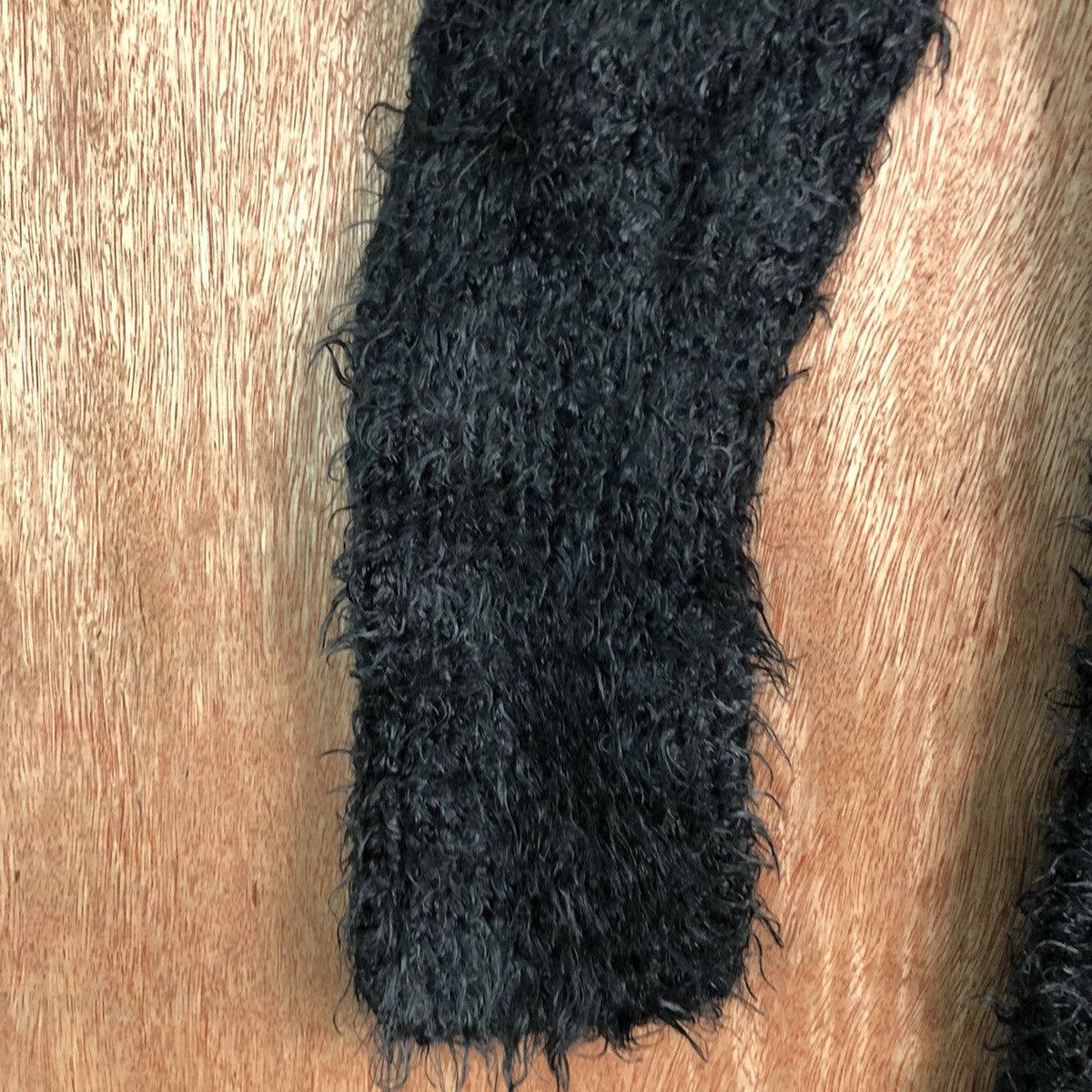 DLL Rienda Black Mohair Shag Shaggy KNitwear #c233