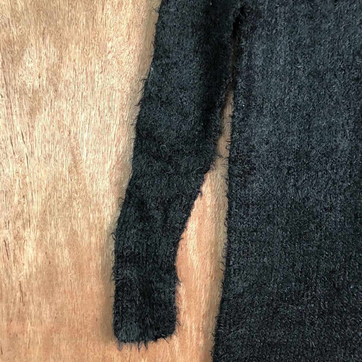 DLL Rienda Black Mohair Shag Shaggy KNitwear #c233