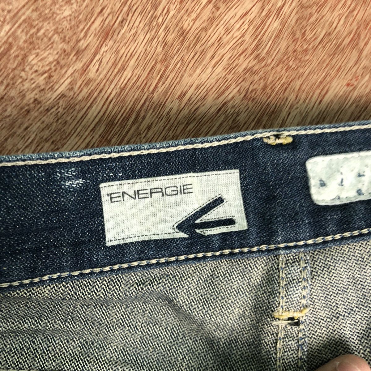 Energie DLL Energie sixty Blue distressed Denim Jeans Pants #c123 Size US 31 - 10 Thumbnail