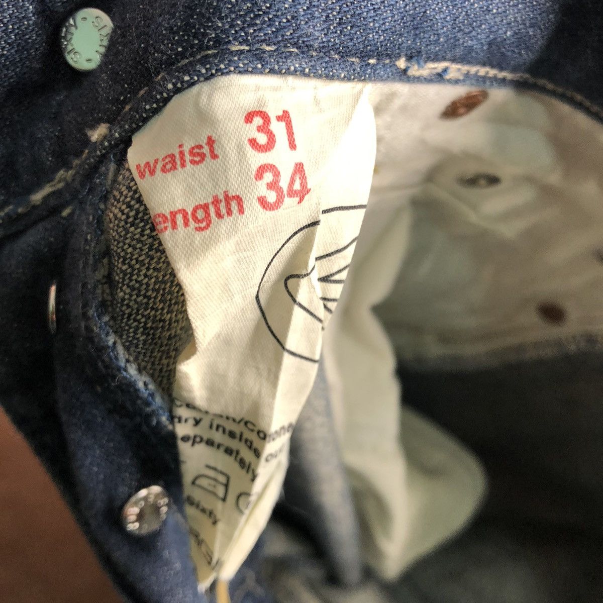 Energie DLL Energie sixty Blue distressed Denim Jeans Pants #c123 Size US 31 - 13 Thumbnail
