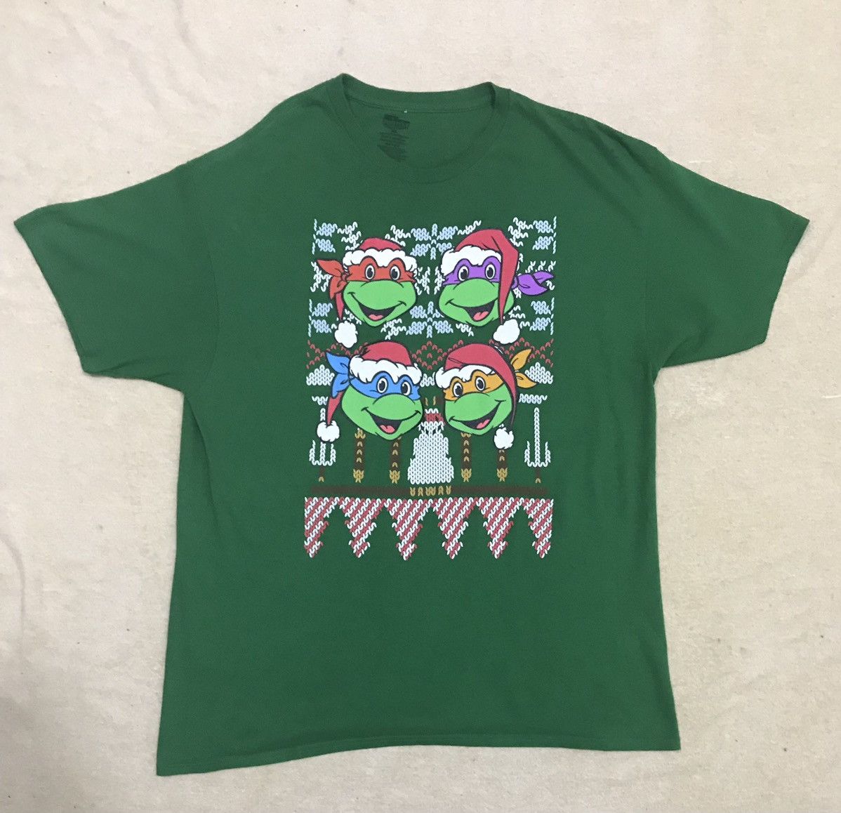 image of Cartoon Network x Movie Teenage Mutant Ninja Turtles in Green, Men's (Size XL)