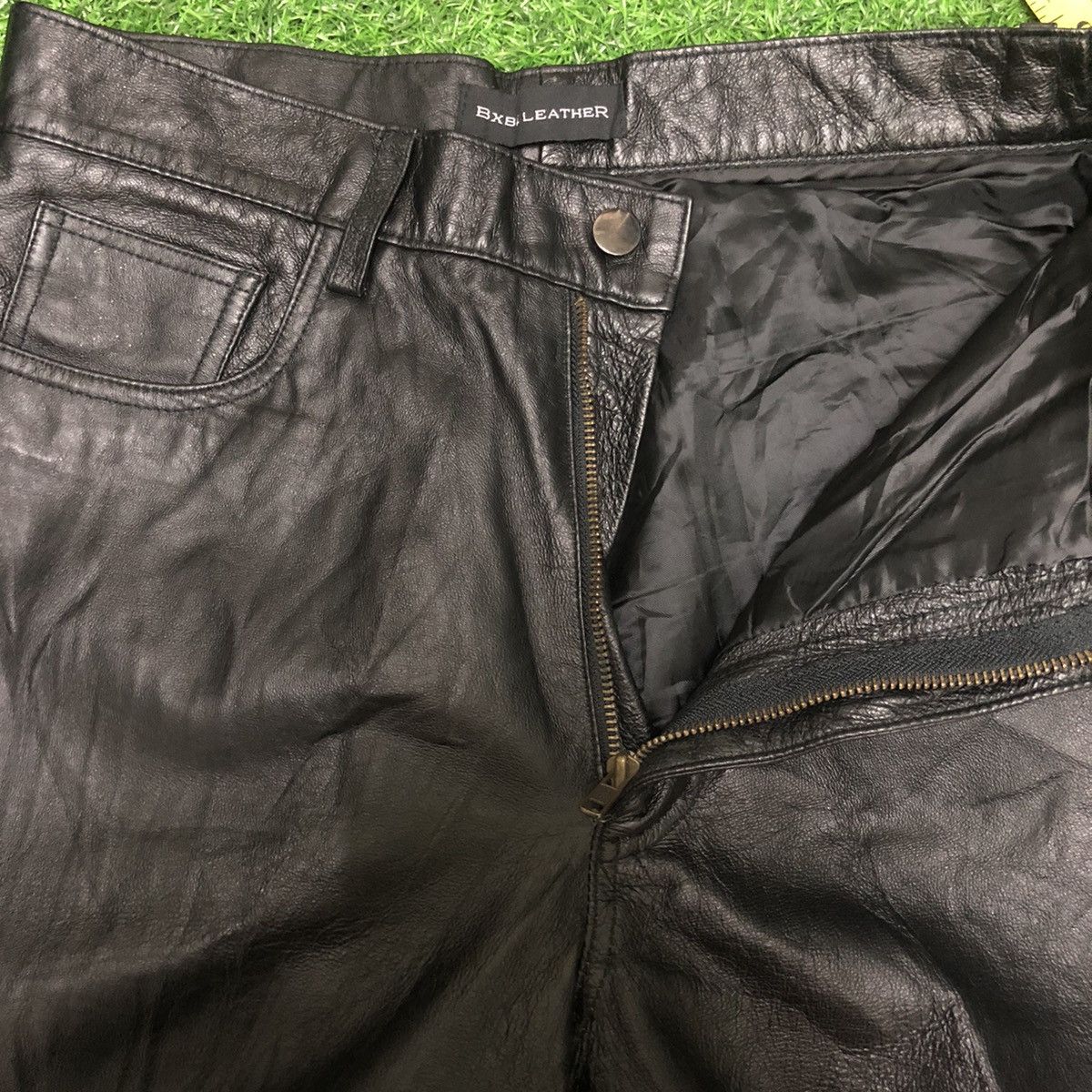 Genuine Leather Vintage BXBK Leather Pants Size US 30 / EU 46 - 8 Thumbnail