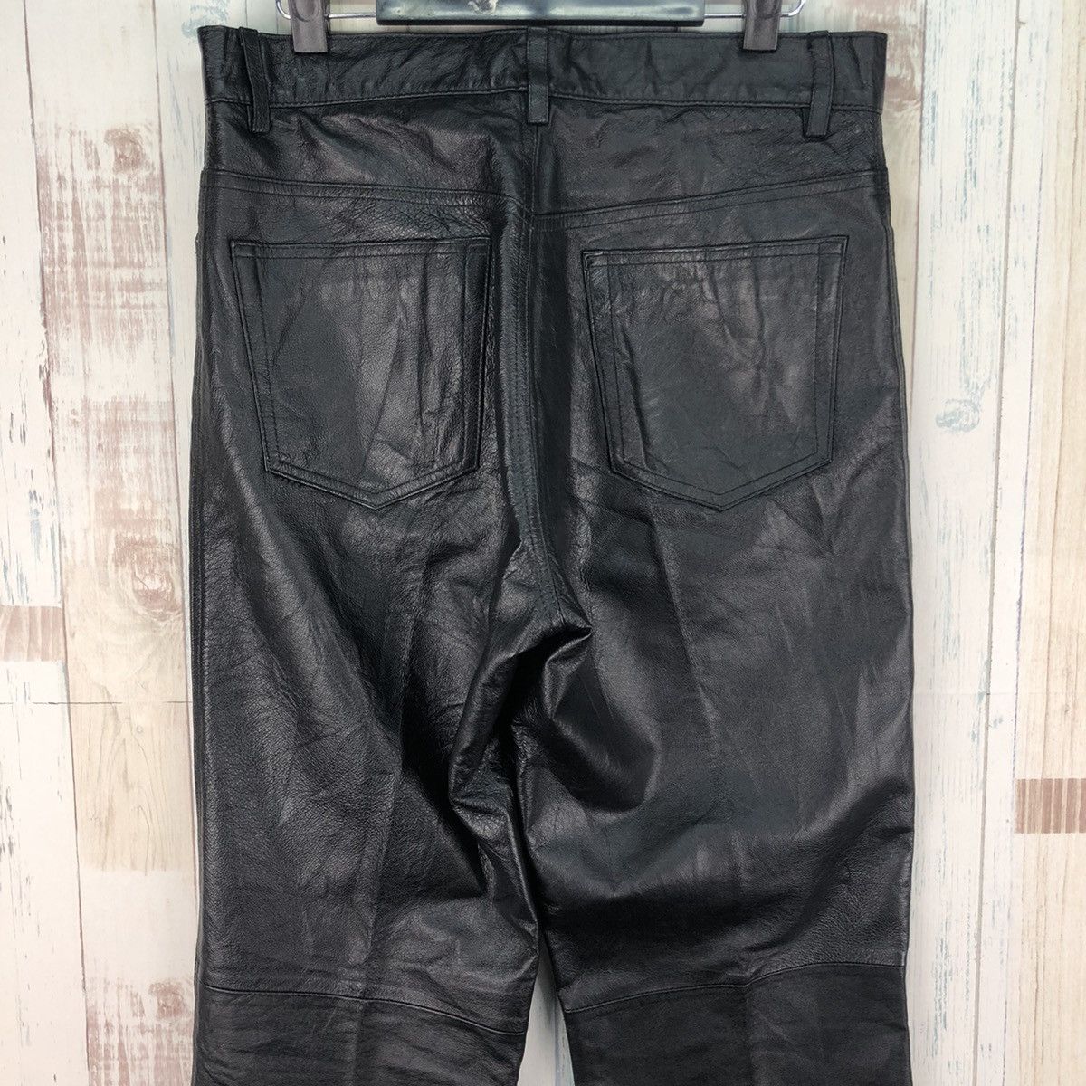 Genuine Leather Vintage BXBK Leather Pants Size US 30 / EU 46 - 5 Thumbnail