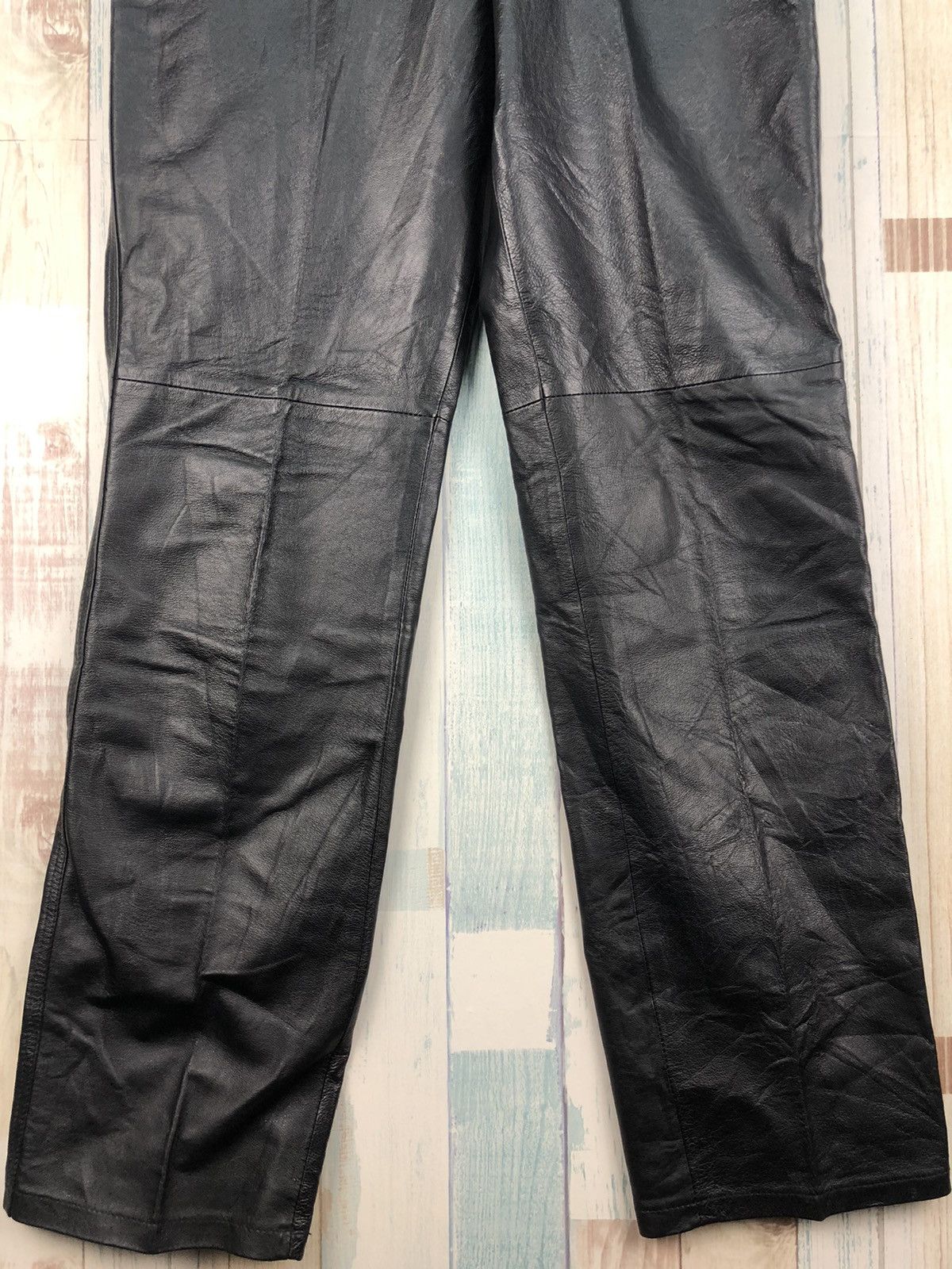 Genuine Leather Vintage BXBK Leather Pants Size US 30 / EU 46 - 4 Thumbnail