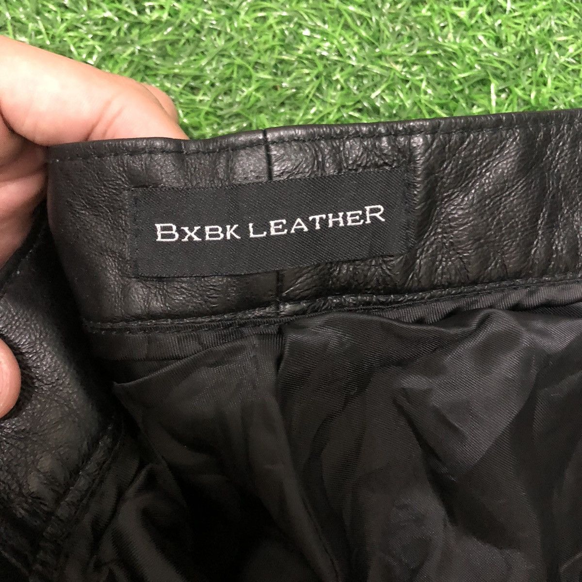 Genuine Leather Vintage BXBK Leather Pants Size US 30 / EU 46 - 12 Thumbnail