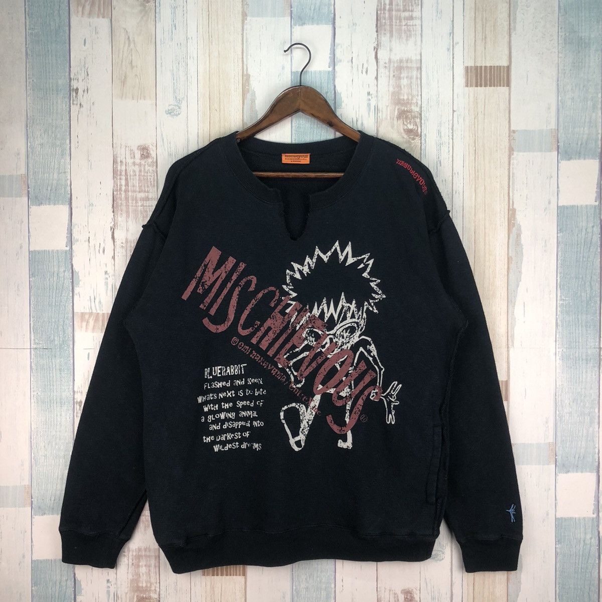 Japanese Brand RARE Vintage Mischievous Skunk Sweatshirt Size US L / EU 52-54 / 3 - 1 Thumbnail