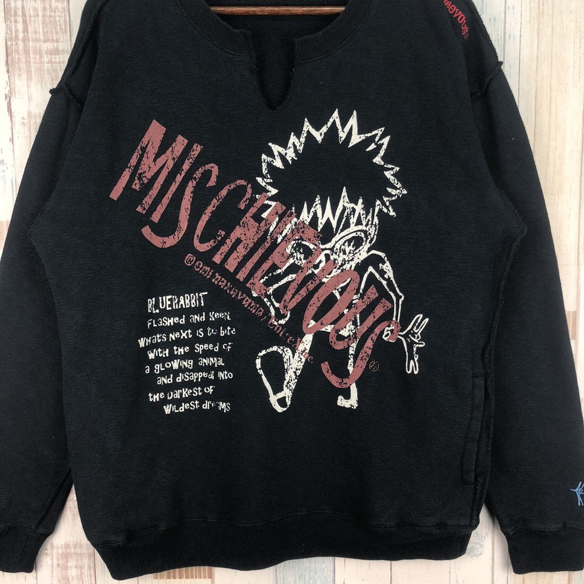 Japanese Brand RARE Vintage Mischievous Skunk Sweatshirt Size US L / EU 52-54 / 3 - 4 Thumbnail