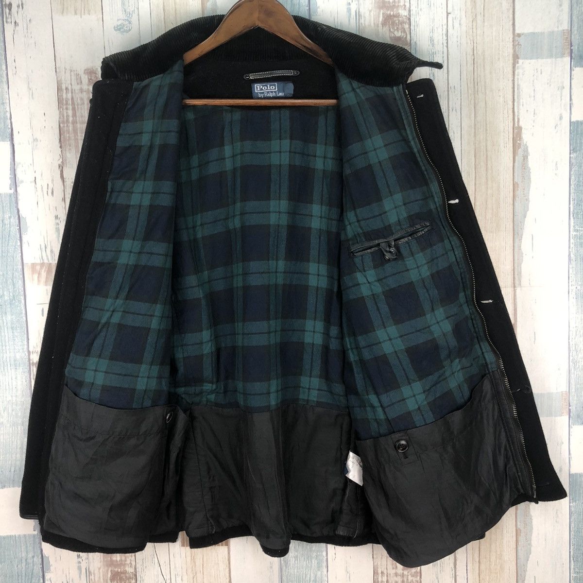 Polo Ralph Lauren Vintage 90s Polo Ralph Laurent Wool Jacket Size US L / EU 52-54 / 3 - 3 Thumbnail