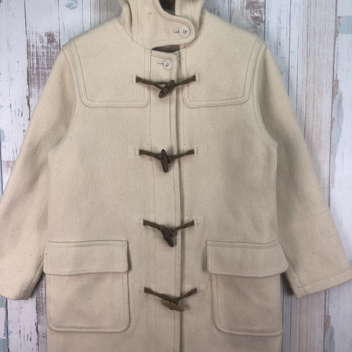 Lacoste Vintage Lacoste Wool Duffle Jacket Size US S / EU 44-46 / 1 - 4 Thumbnail