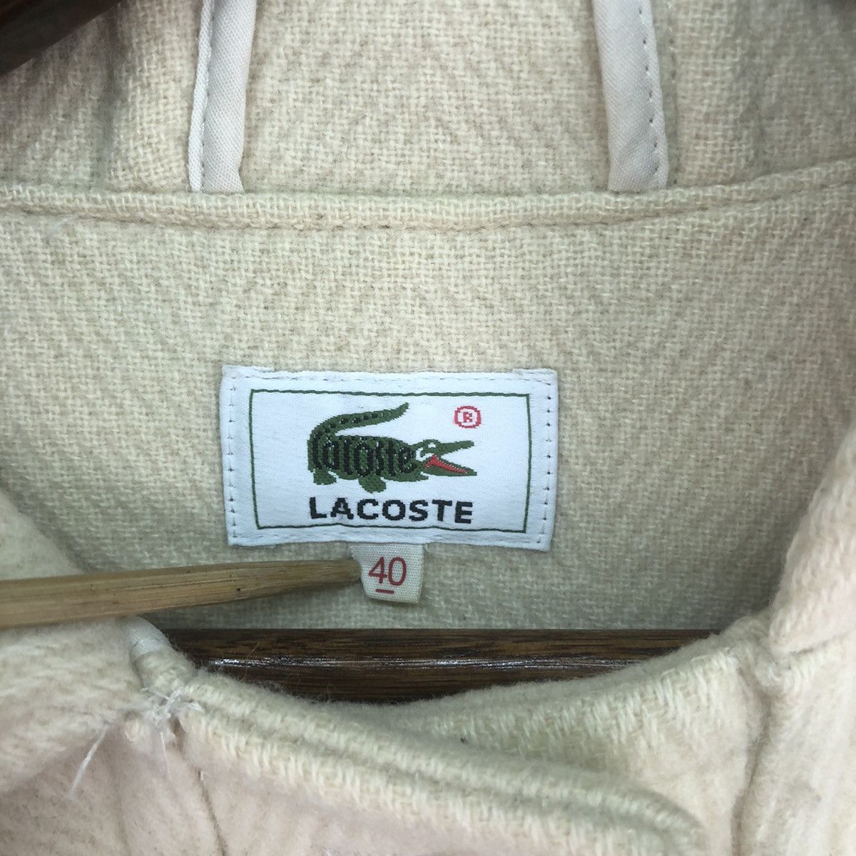 Lacoste Vintage Lacoste Wool Duffle Jacket Size US S / EU 44-46 / 1 - 11 Thumbnail