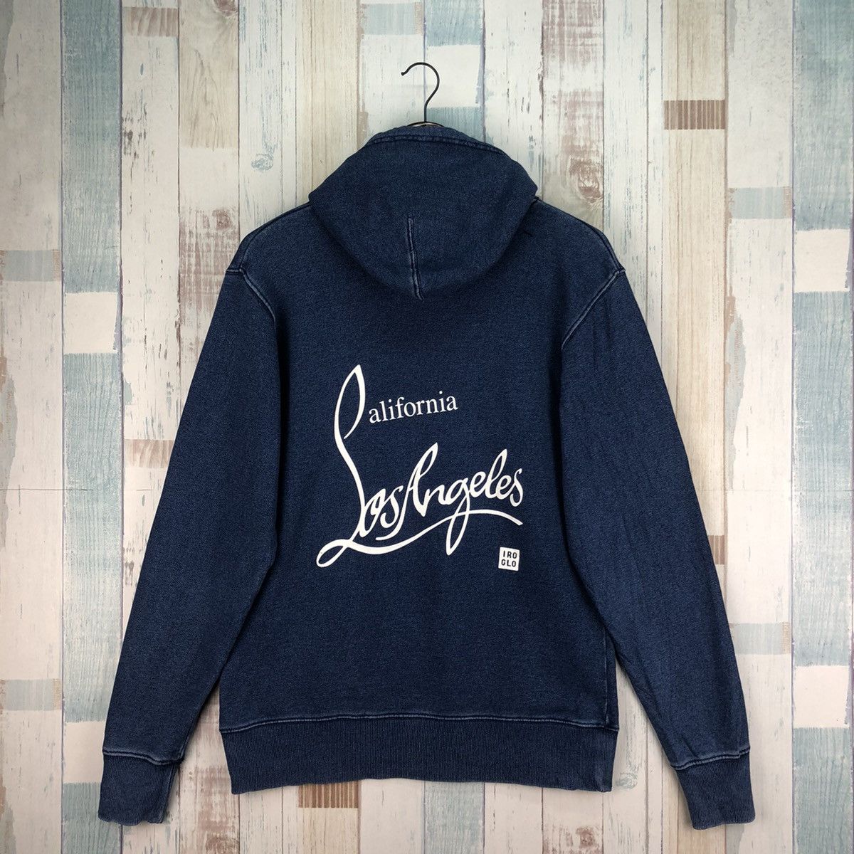 Indigo Vintage California Los Angeles Indigo Hoodie Size US L / EU 52-54 / 3 - 1 Thumbnail