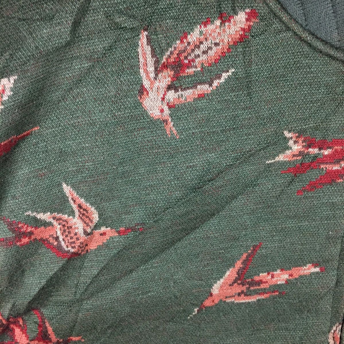 Japanese Brand × Vintage Vintage Bird Fullprint Bomber Jacket Size US L / EU 52-54 / 3 - 5 Thumbnail