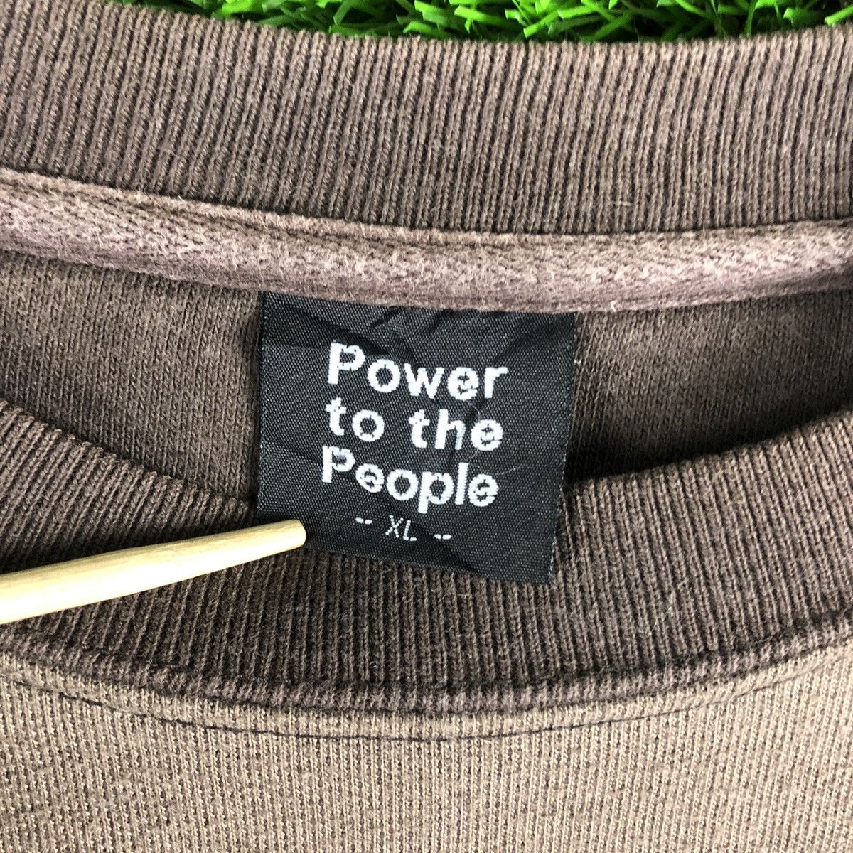 Japanese Brand Power To The People Stripe Sweatshirt Size US XL / EU 56 / 4 - 9 Thumbnail