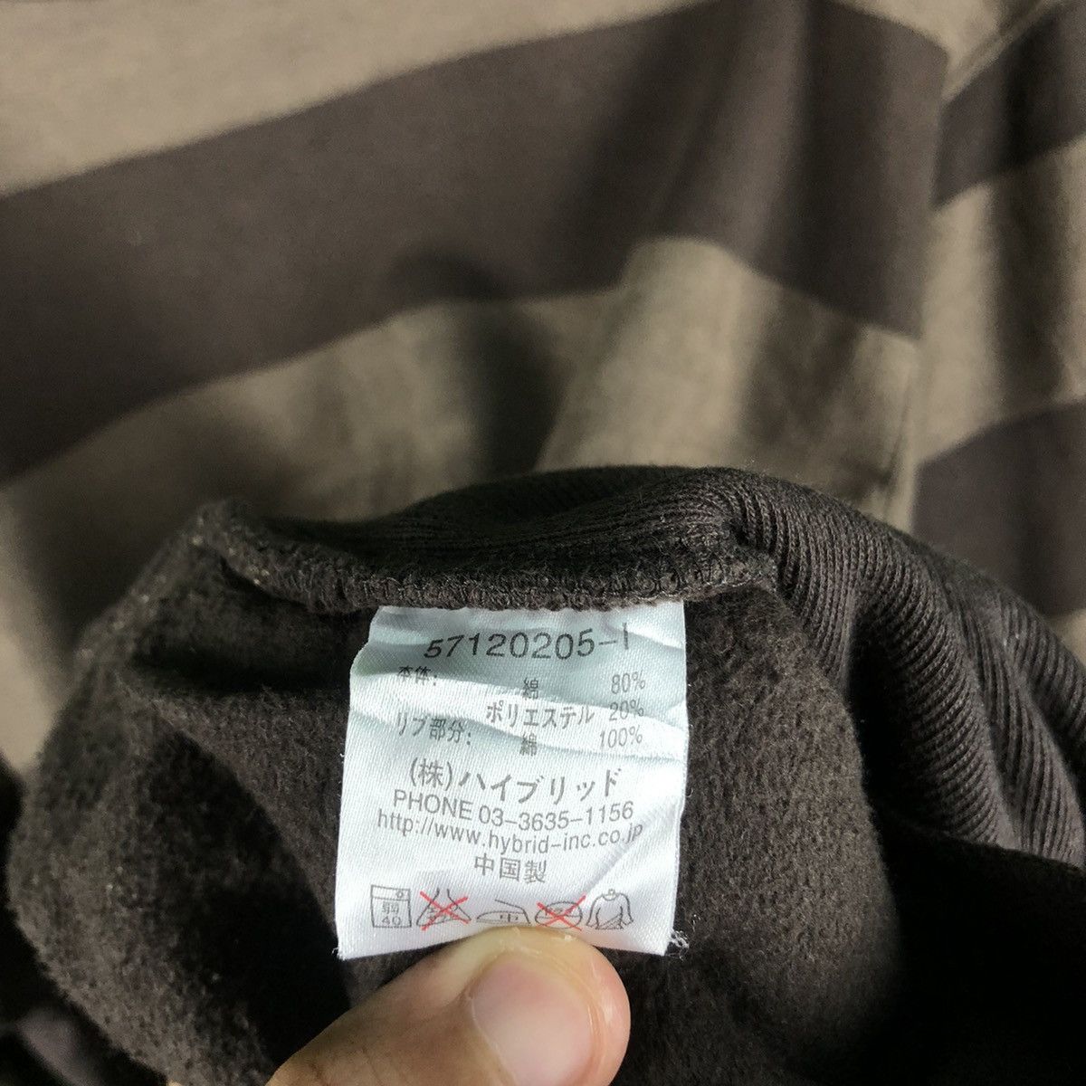 Japanese Brand Power To The People Stripe Sweatshirt Size US XL / EU 56 / 4 - 10 Thumbnail