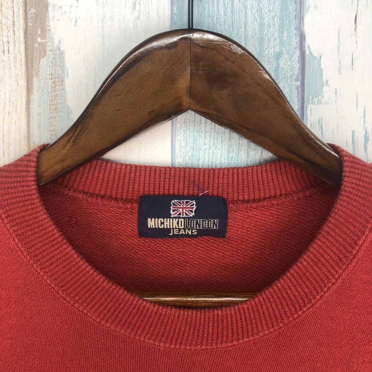 Michiko Koshino London × Vintage Vintage Michiko Koshino London Big Logo Sweatshirt Size US M / EU 48-50 / 2 - 6 Thumbnail