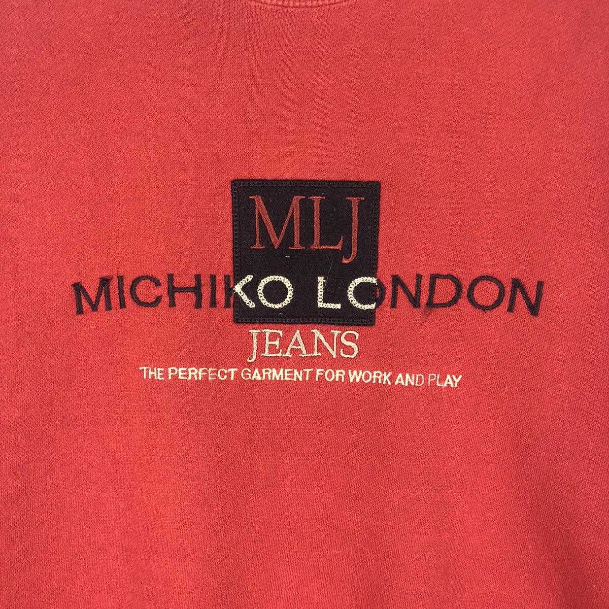 Michiko Koshino London × Vintage Vintage Michiko Koshino London Big Logo Sweatshirt Size US M / EU 48-50 / 2 - 4 Thumbnail